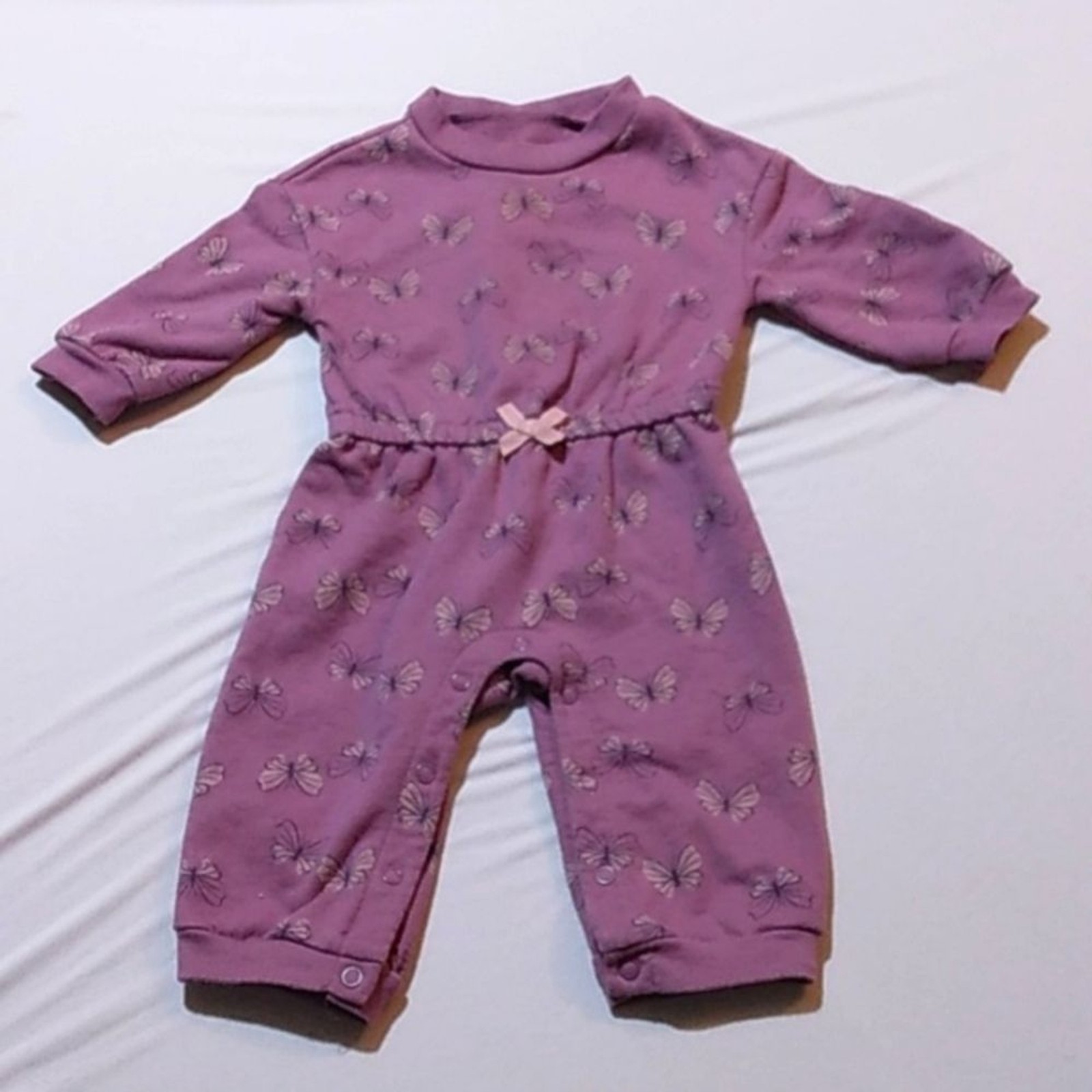 3-6 Months Carter’s Girls’ Purple Butterfly Romper