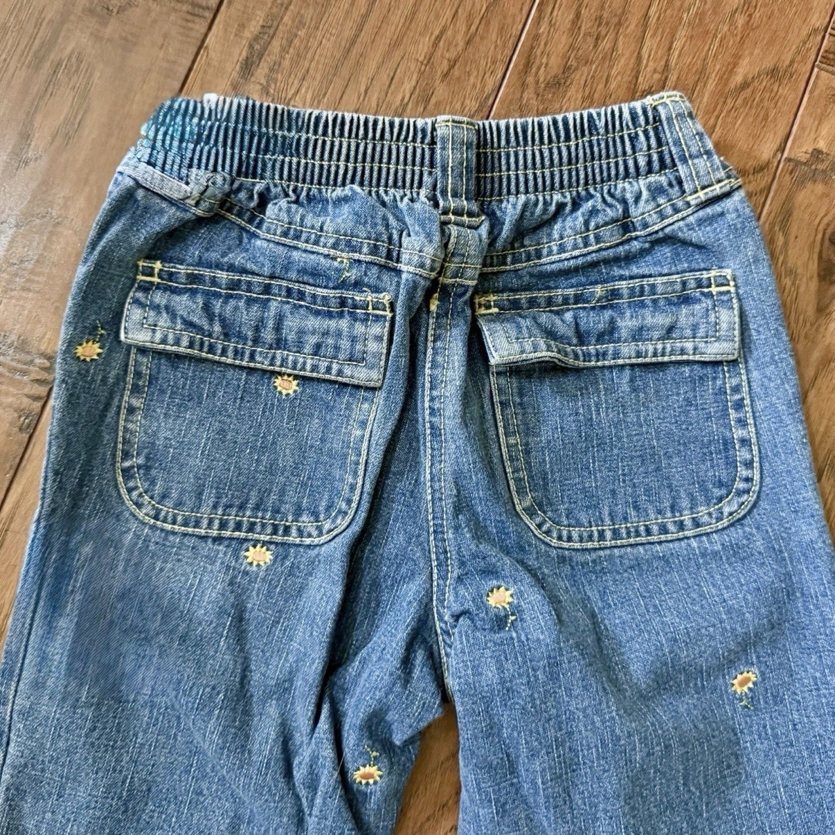 Gymboree (Vintage) 2003 Girls (3 pc) Size 6 Shirt Jeans Button-up Flowers, B#99