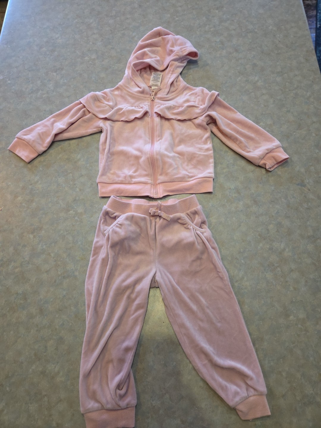 Wonder Nation 2 piece comfy outfit Size 2t, Pink