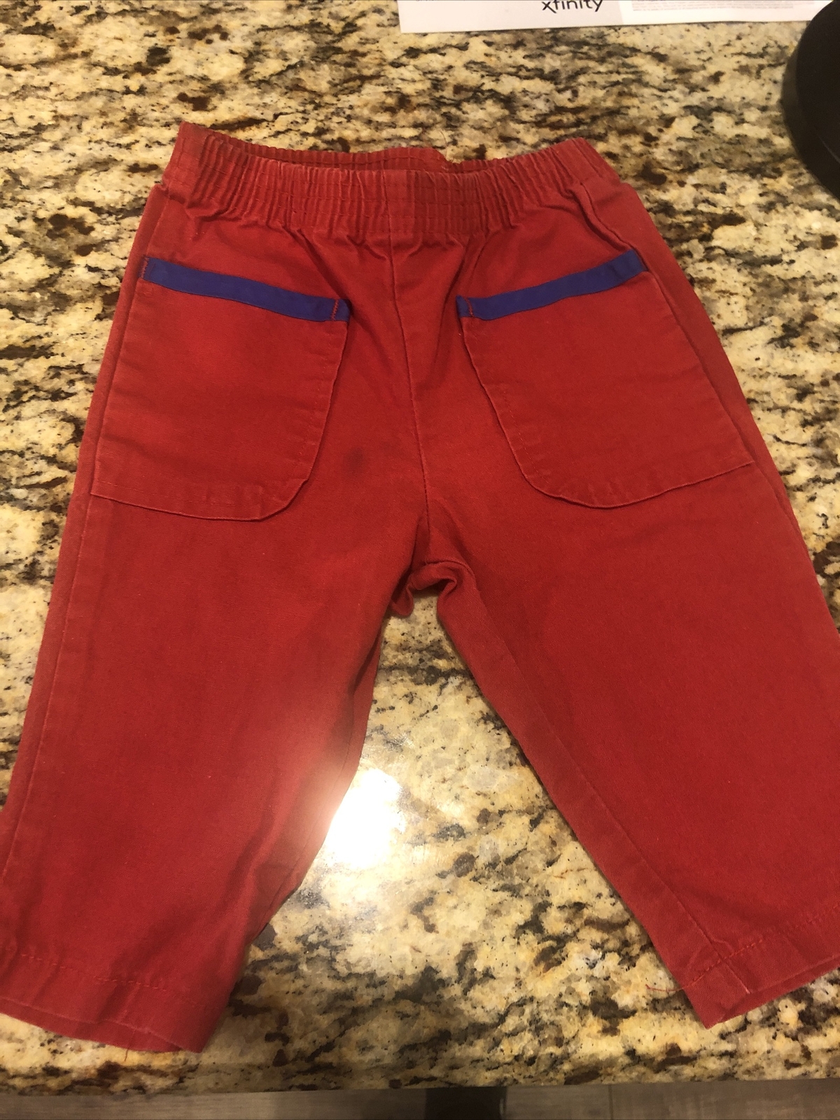 Vintage 1970-1980s McDonald’s McKids Boys Shorts W/ Pockets Red 12 Months USA S