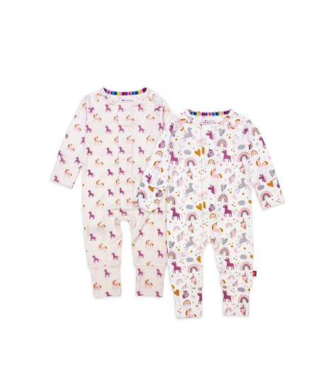 Magnetic Me 2 pc Coveralls Set-Baby- choose Pink or Blue sets