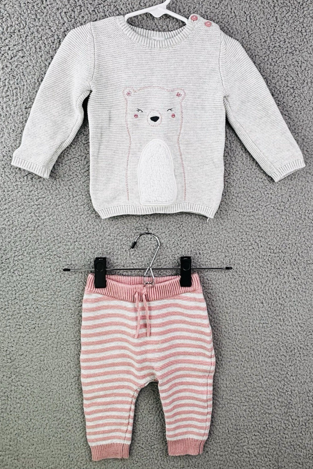Just One You Pant Set Sweater Set 12 Month Bear Knit