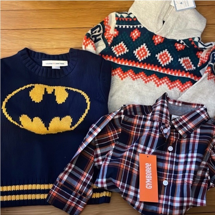 Boys Toddler 18-24 Months Mini Clothing Lot Bundle Of 5 Pieces Multiple Brands