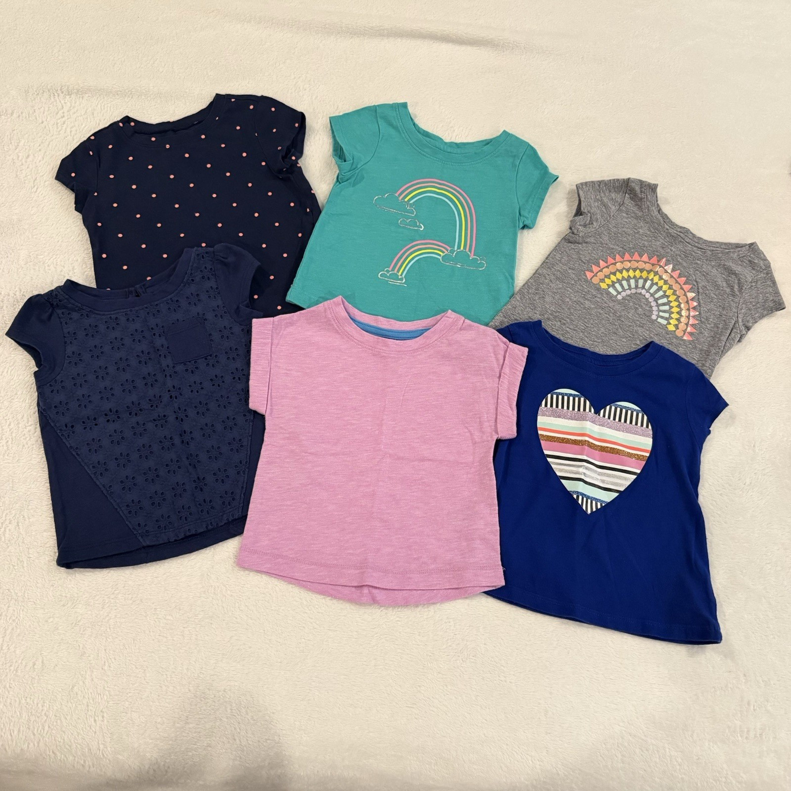 Baby Girl 12M 12–18M Spring Summer Mixed Lot 21Pcs Dress Tee Tank Shorts One-Pc