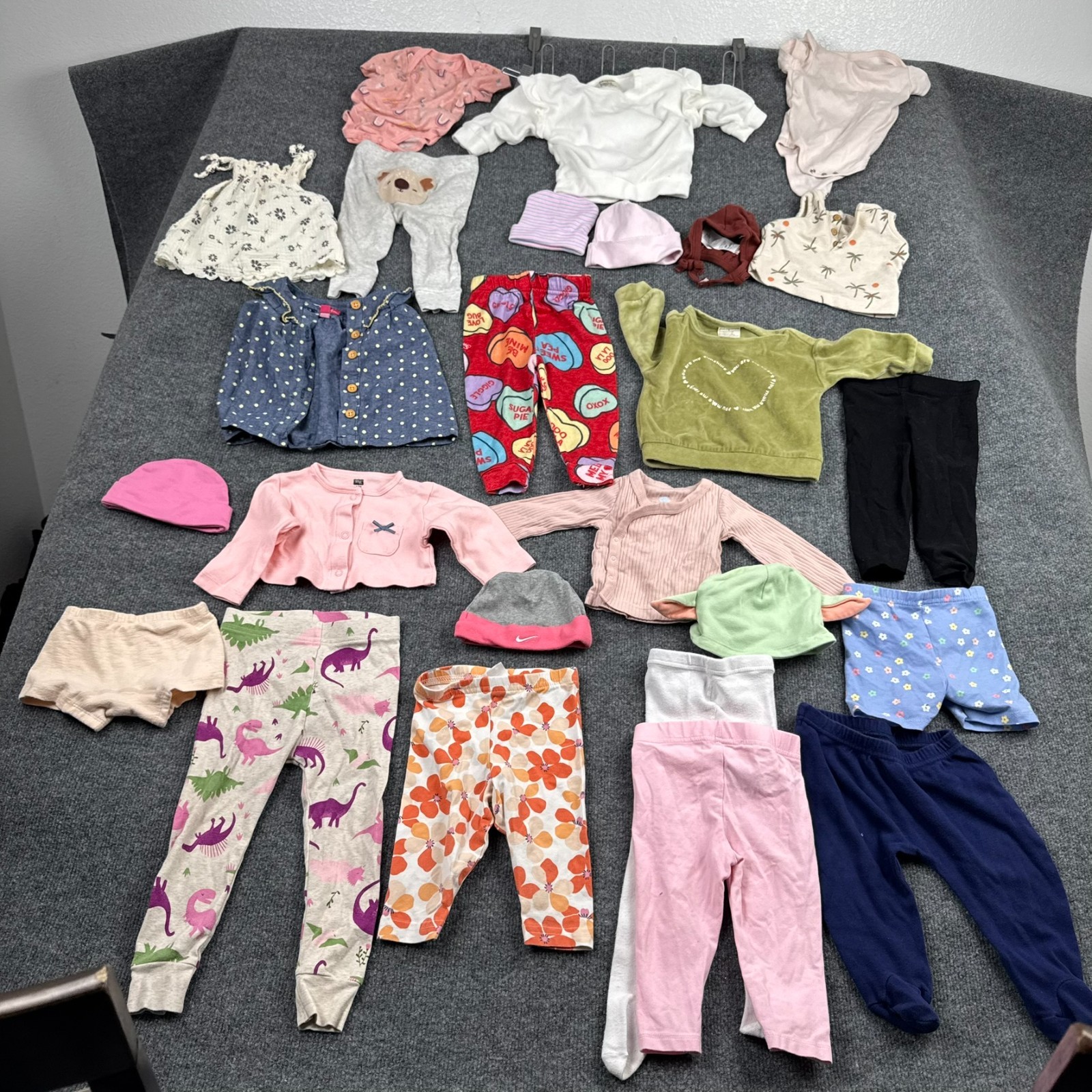 25 Piece Baby Girl Bundle | Newborn, 3M, 6M, 12M, 2T | Mixed Brands & Seasons