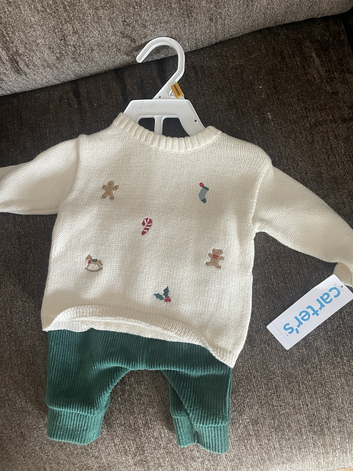 Carters Newborn Christmas Holiday Set Baby Boy