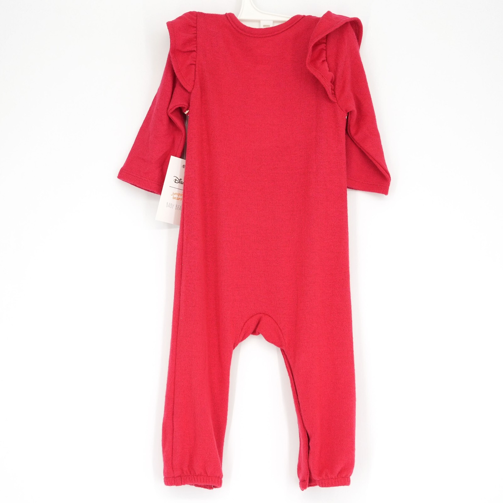 Disney’s Minnie Mouse Baby Girl Ruffle-Sleeve Jumpsuit Jumping Beans Sz 3 Mo NWT
