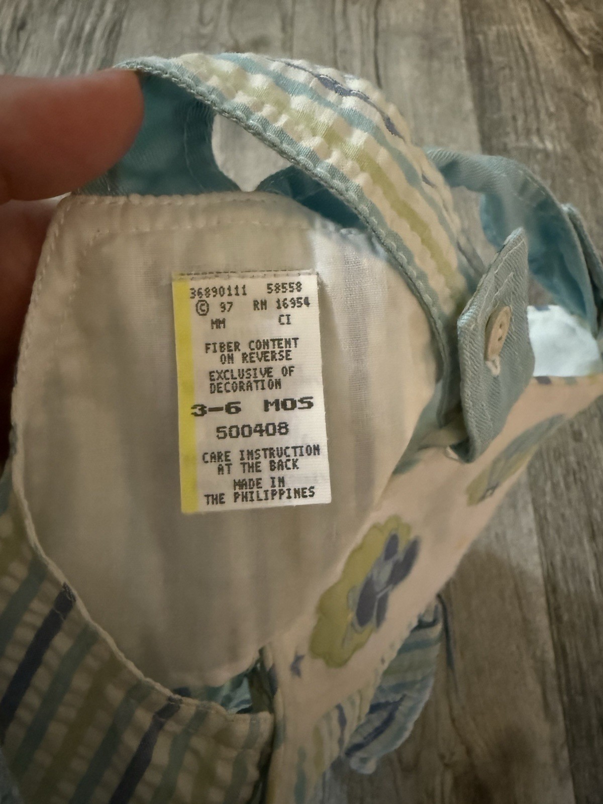 Brandless 90’s Vintage Baby Boys Outfit With Hat 3/6 Mo