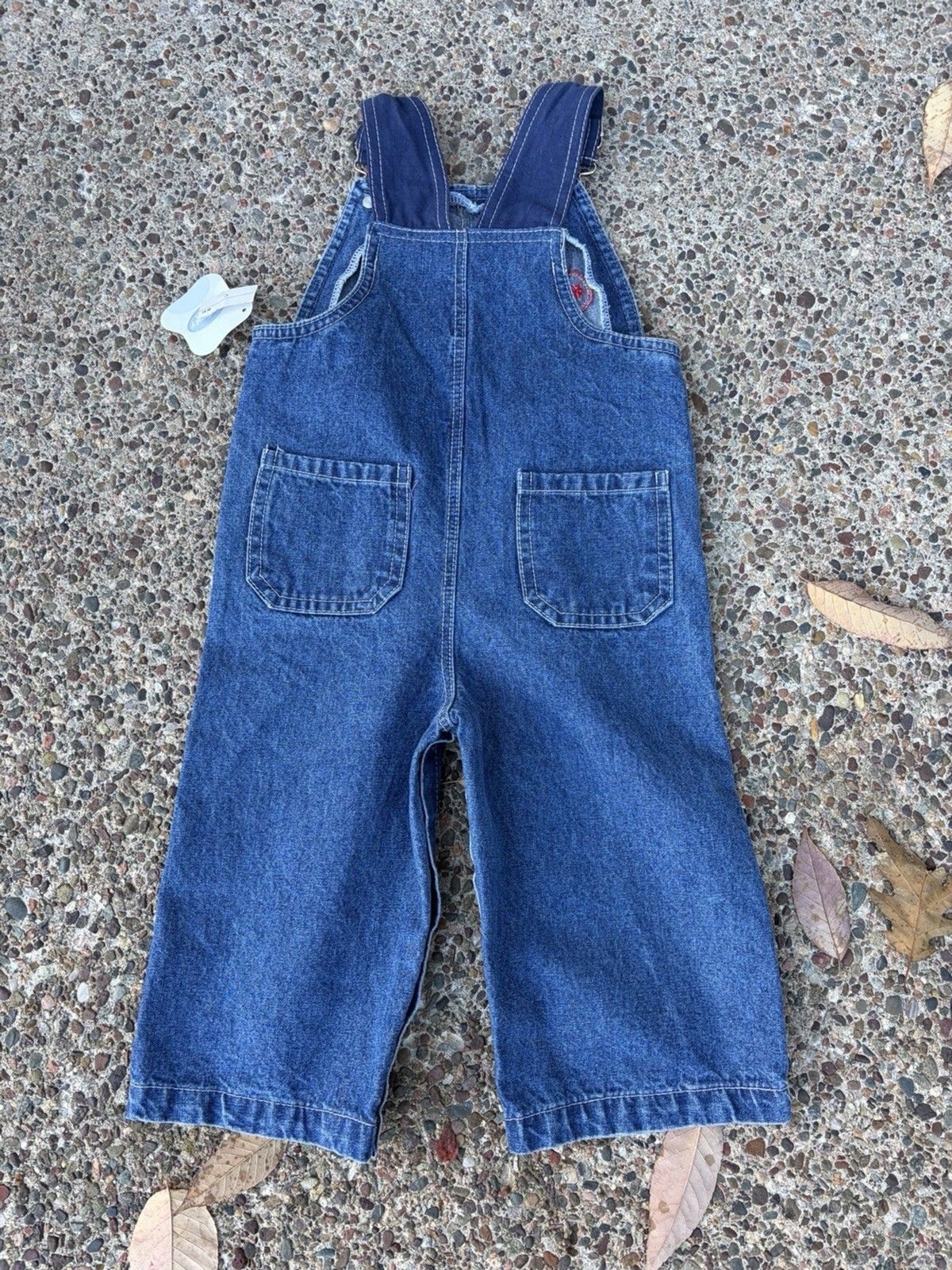 Disney Baby Mickey Mouse Boys Denim Bib Overhauls RN19109 18 Months Vintage
