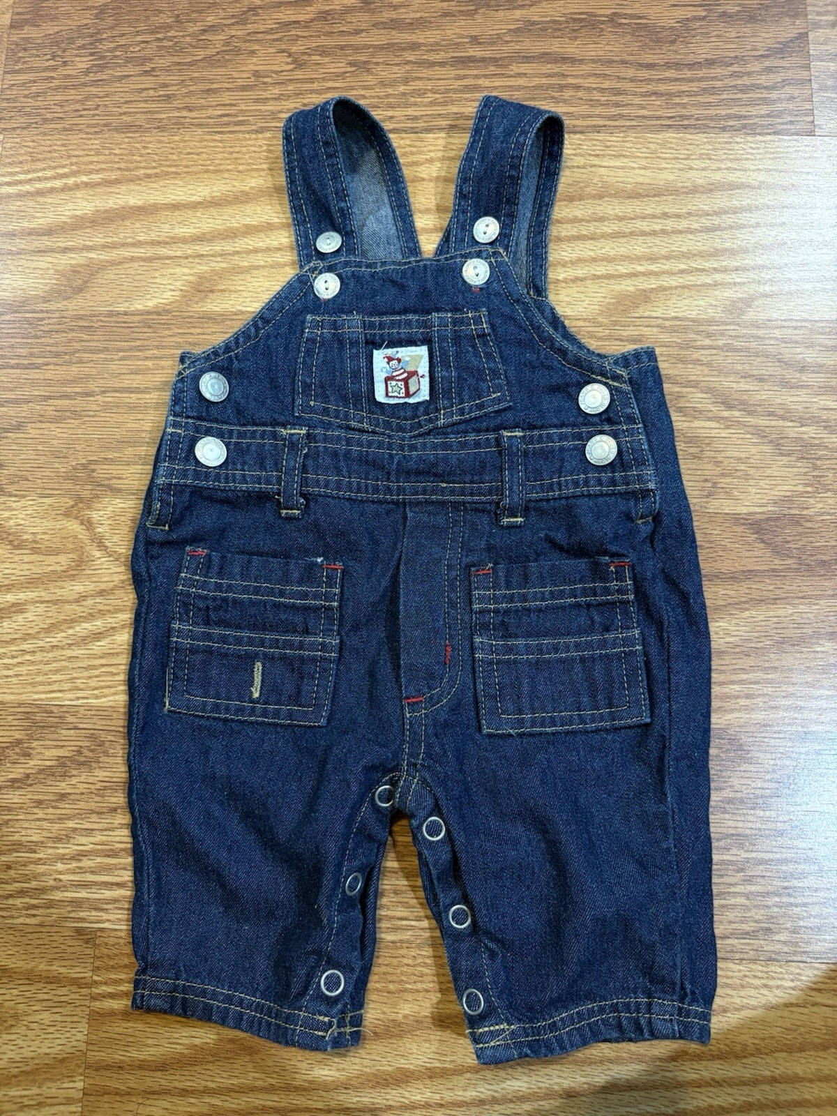 Adorable Baby Boy Outfit, Complete With Beanie, Long Sleeve Shirt, And Overall!!