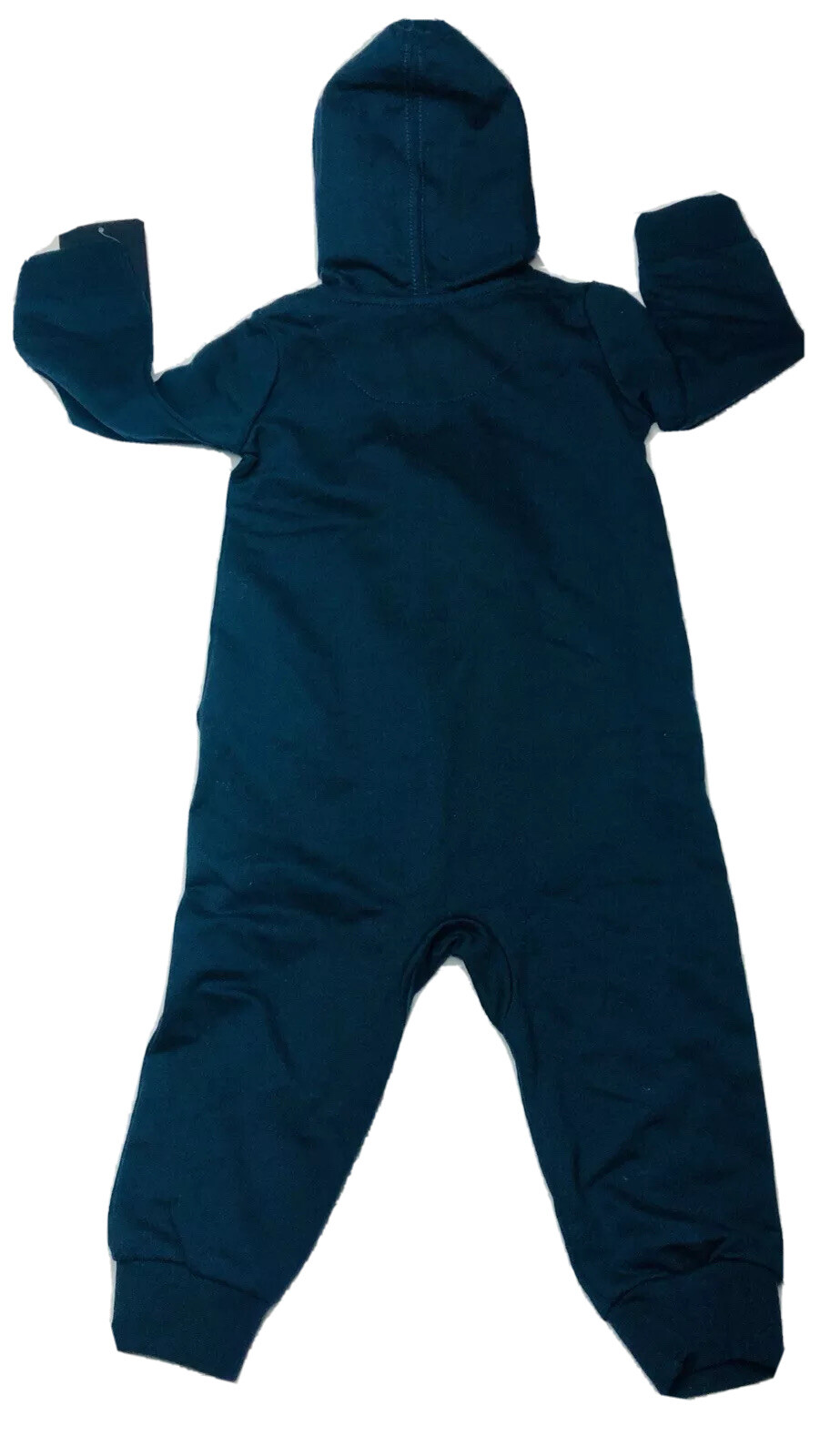 NEW AIR NIKE Baby BOYS & GIRLS GIFT NAVY BlUE Hooded Jumpsuit. 0-12 Months