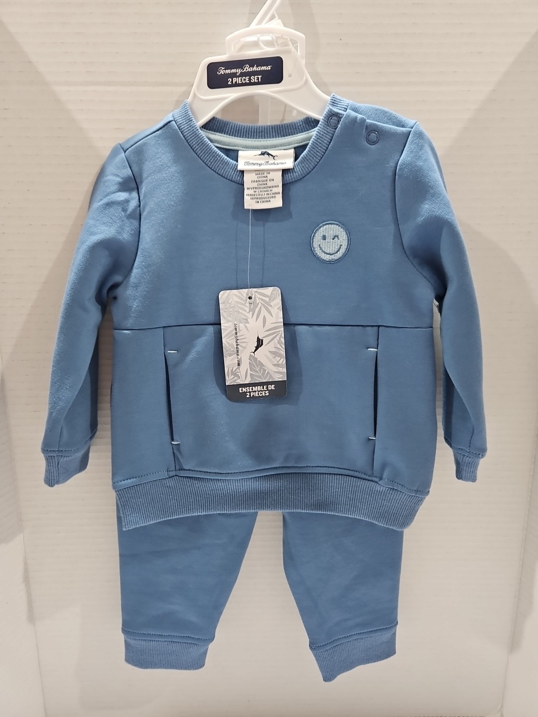 Blue Tommy Bahama 6-9 Month 2 Pc Infant Set Baby Boy
