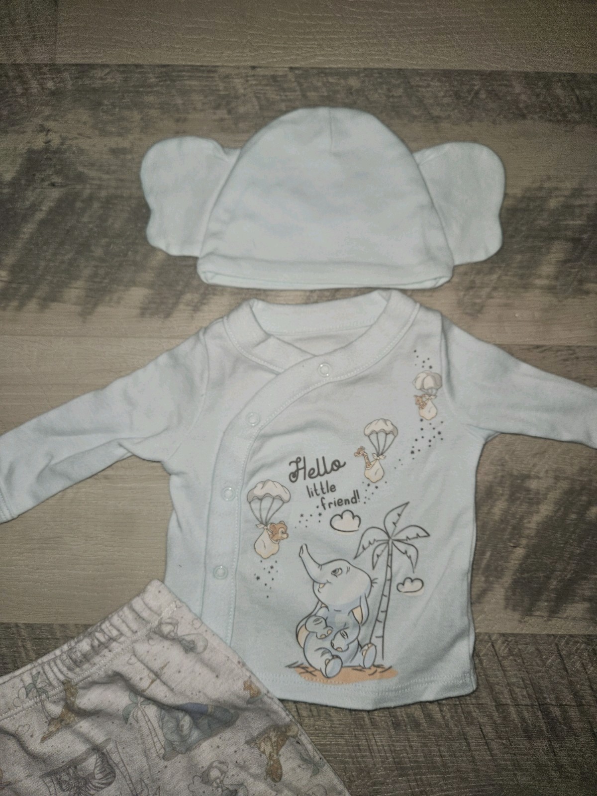 Brand NEW Newborn Infant Baby Boy Disney Dumbo Blue 2 Pc Set Limited Edition
