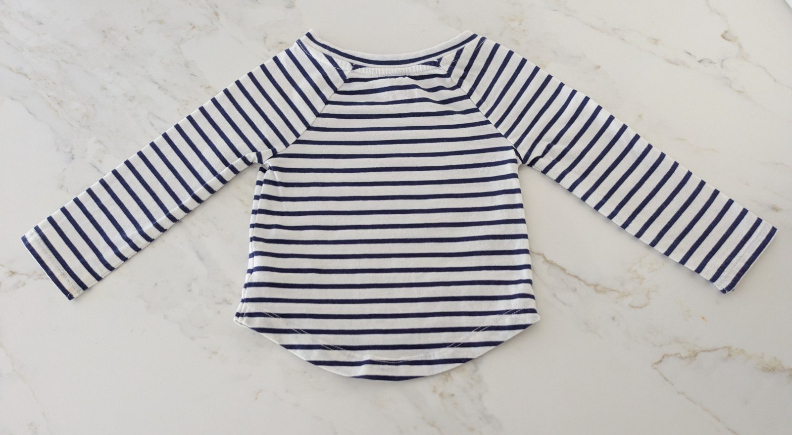 2 Pc’s Size: 12 Months Navy / White Stripe & Hearts Top & Garanimals Jeggings