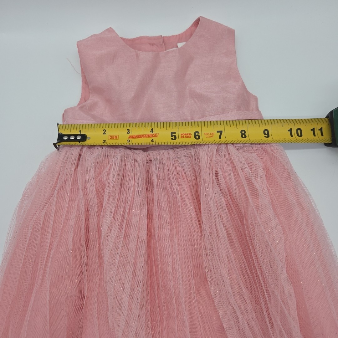Nannette Baby Pink Dress & Matching Faux Fur Coat Set 6-9 Months