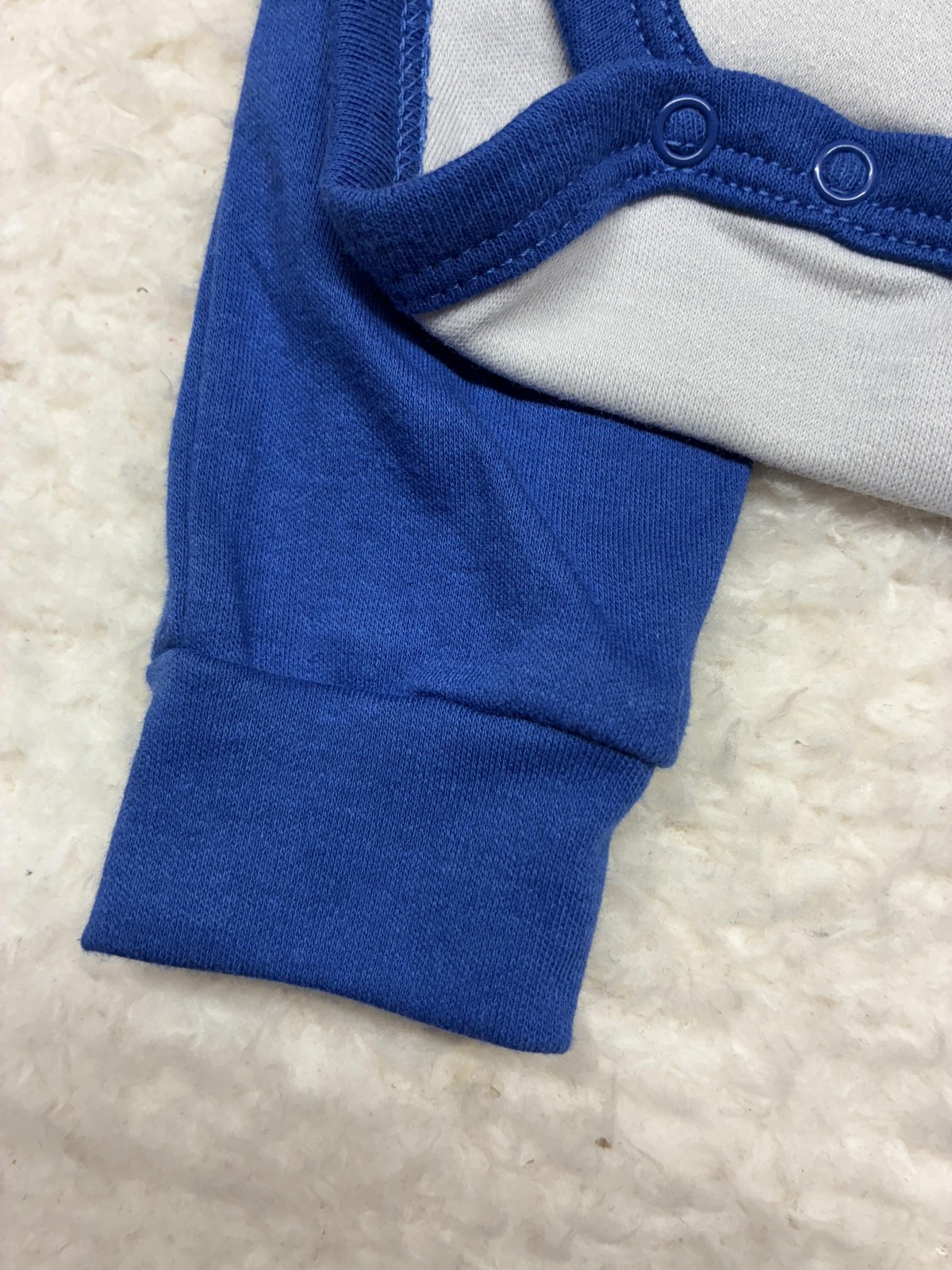 Kidgets Bodysuit Pants Set Baby Boys 3-6 Months Gray Blue Rocket Blast Off 2pc