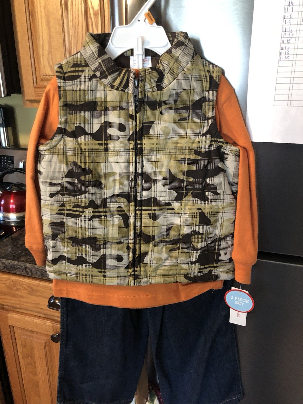 Camo boys 3 Piece Set New With Tags! Size 24 Months