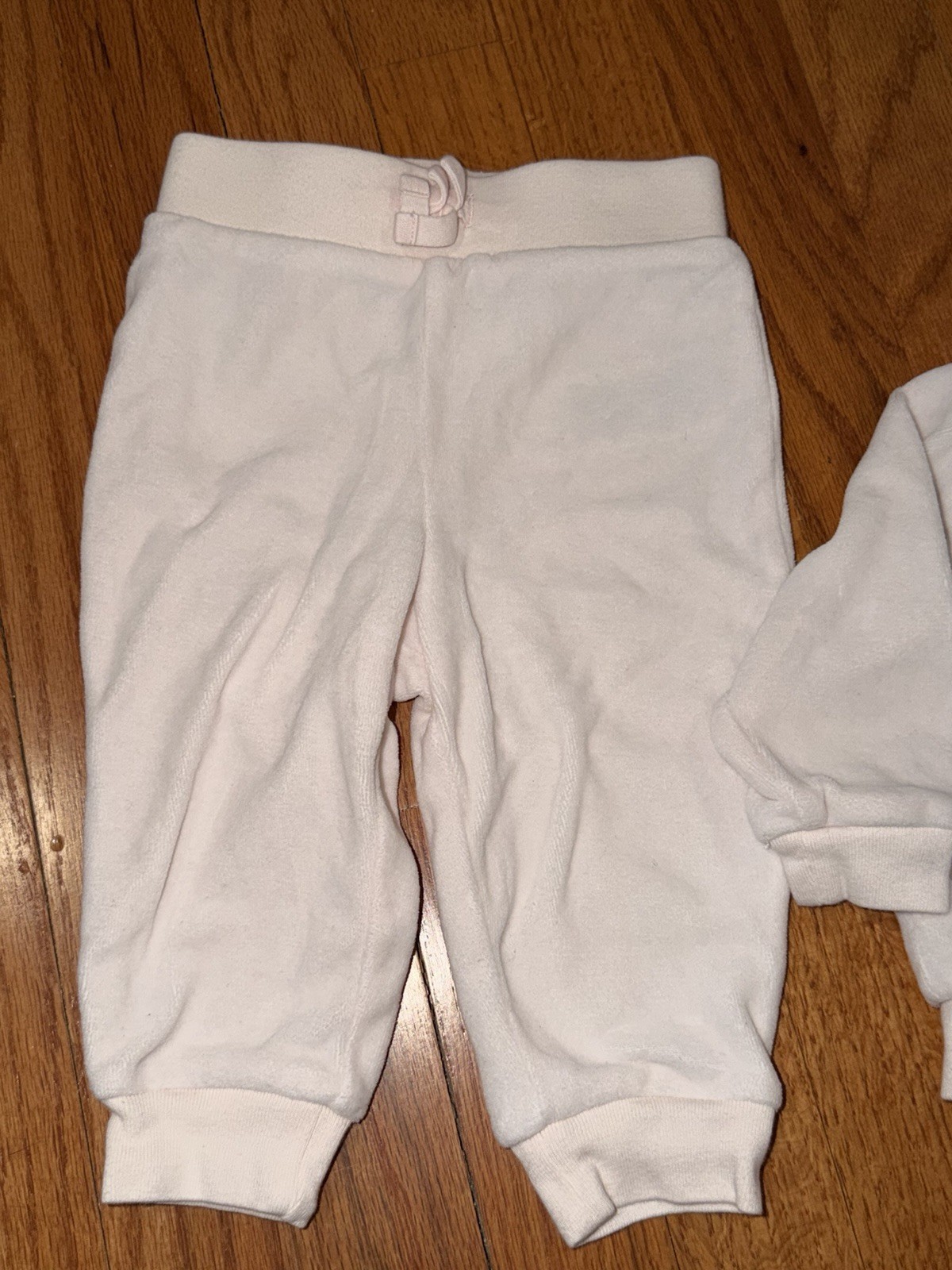 Baby Girls Polo Ralph Lauren Pink Velour Hoodie Pants Tracksuit 9 Months