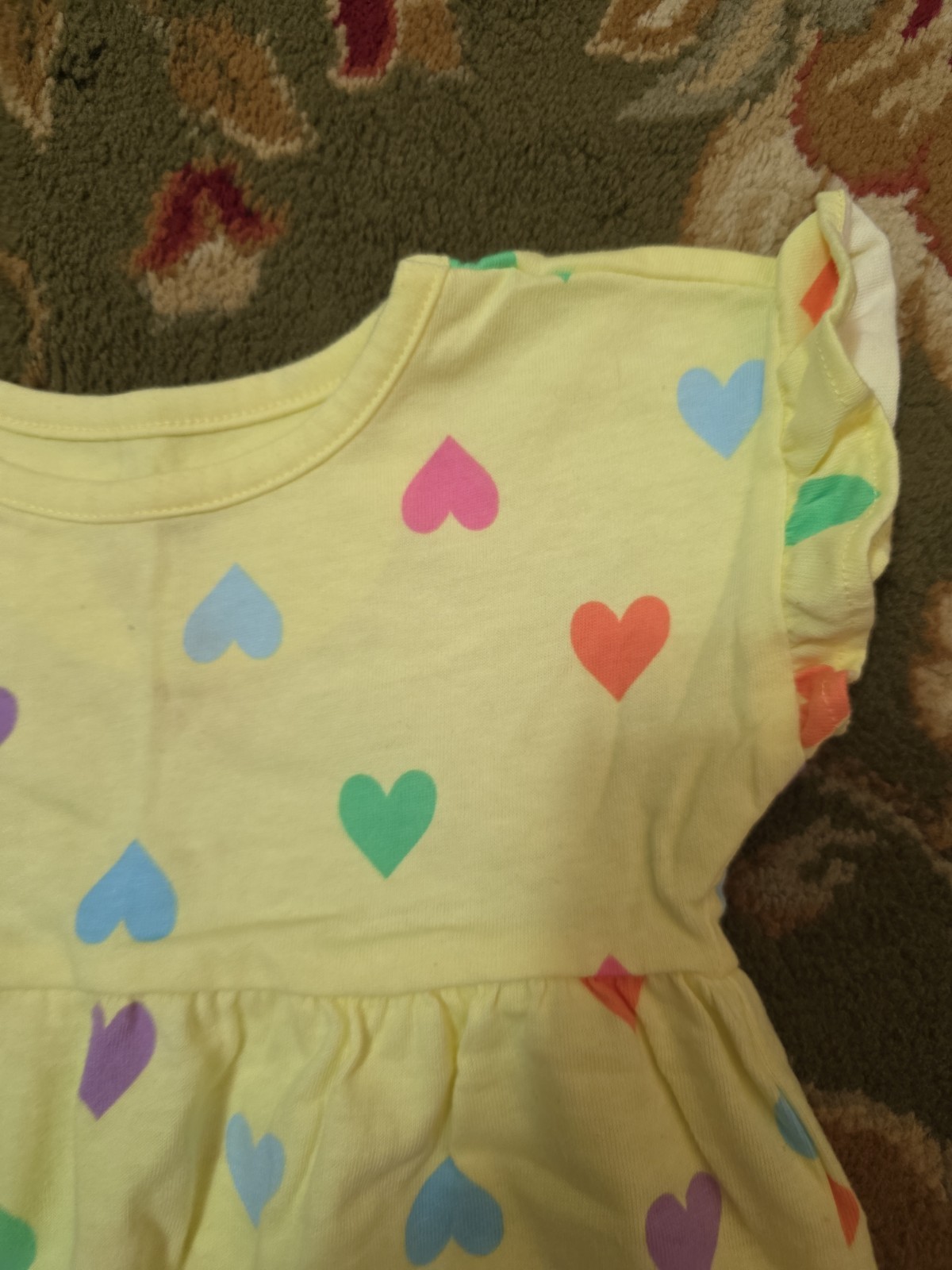 Girls Sz 12-18m Romper And Sun Dress CUTE!