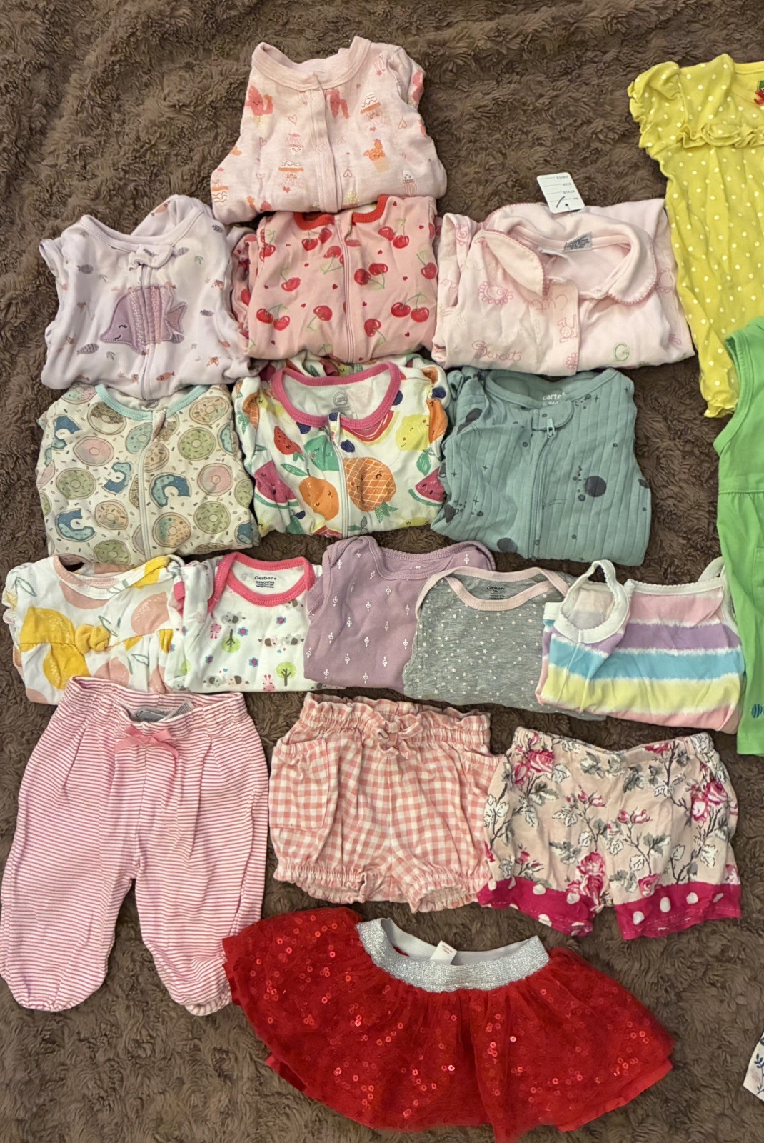 Baby Girl Clothing NB-9m Includes Various Brands And Styles Never Worn