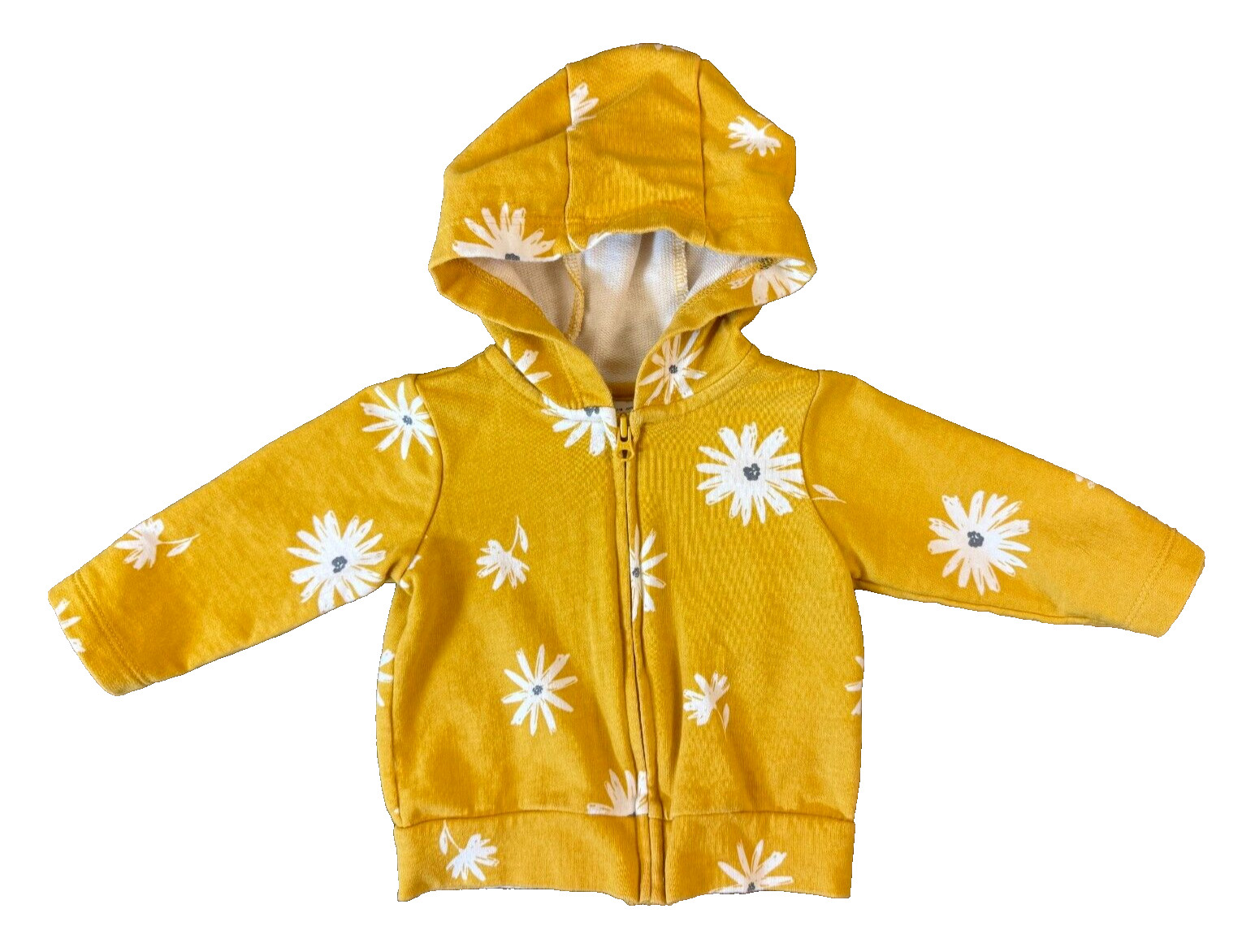 Just One You Baby Girl 3 Months Jacket Hoodie Full Zip Sweatshirt Coat Flowers