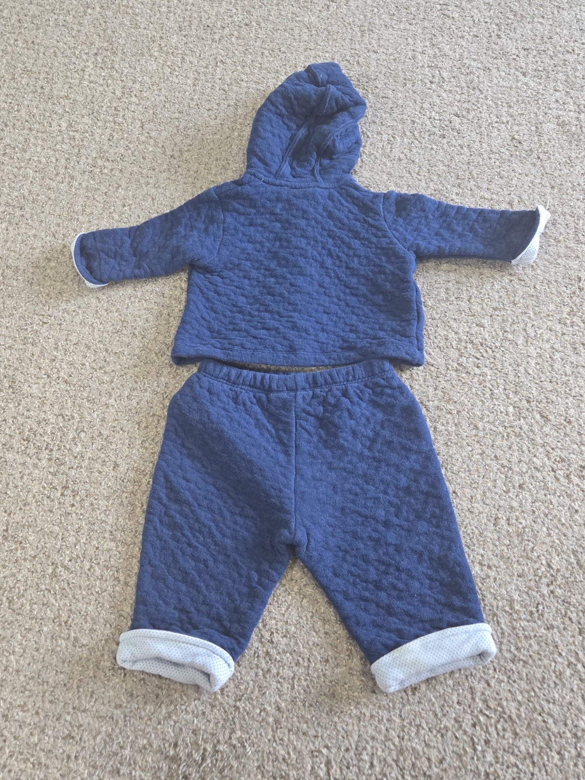 Tigger 6 Month Navy Blue Hooded Jacket & Pants Set Winnie the Pooh Long Sleeve