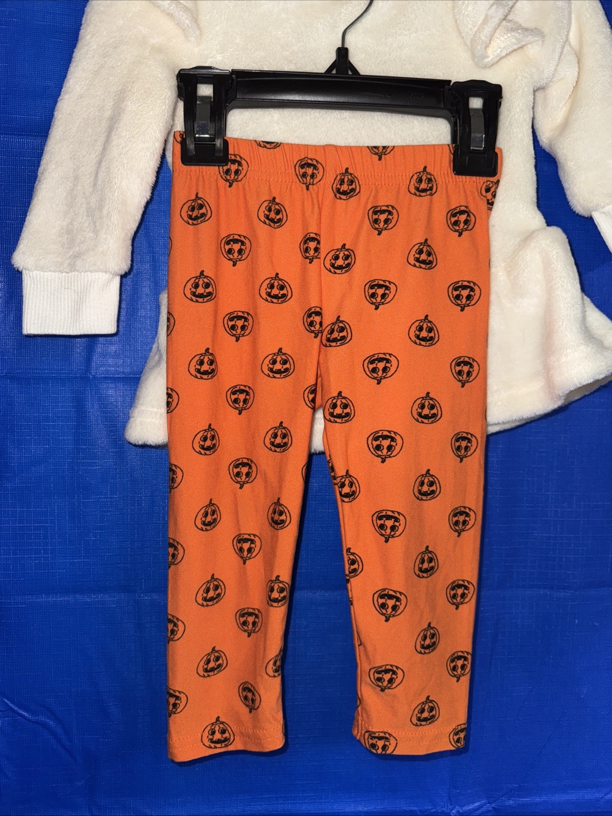 Peanuts Snoopy Woodstock Pumpkin Baby Girl12 Month Outfit Long Sleeve Pant #276