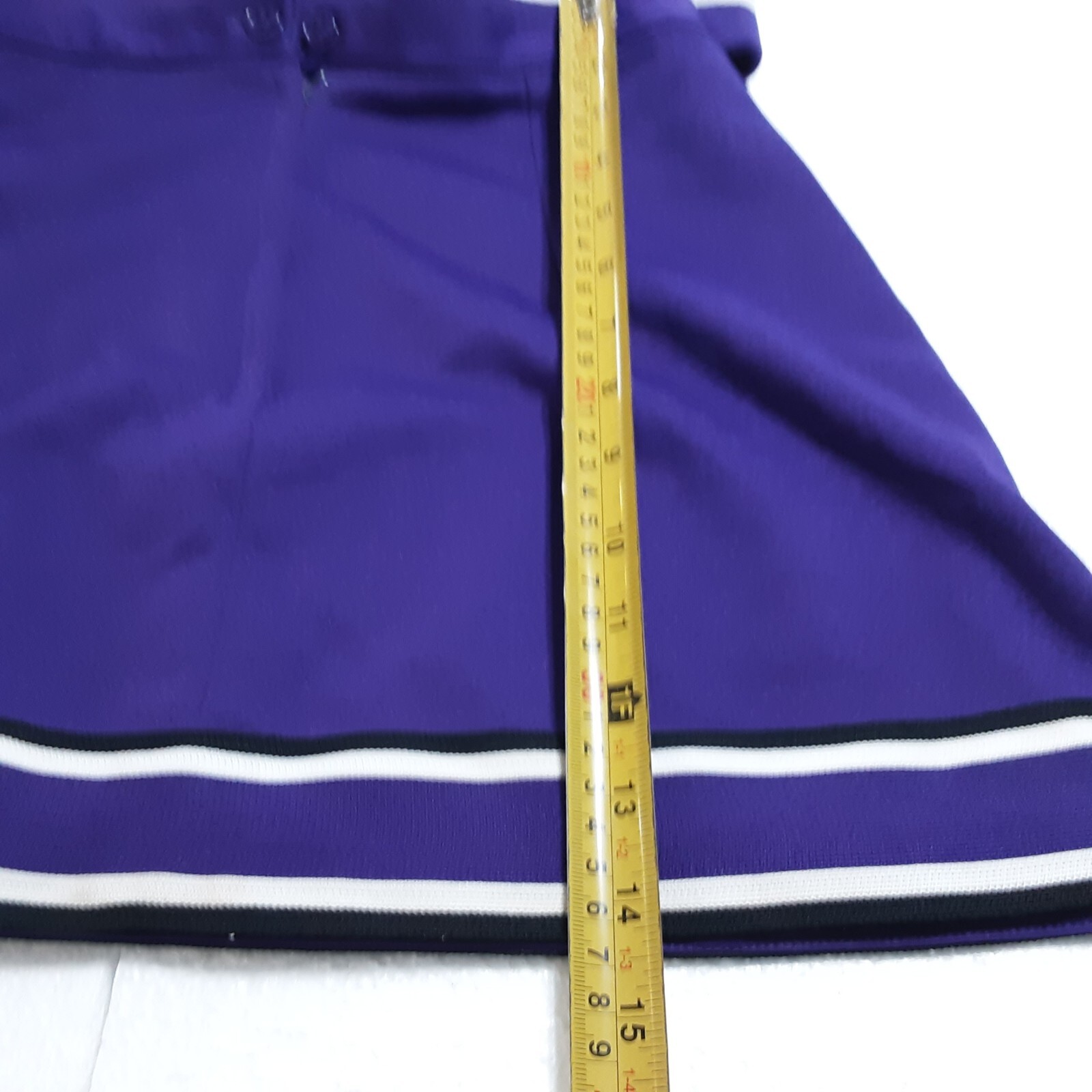 CHEERLEADER OUTFIT BULLDOGS PURPLE/WHITE Varsity branded-Build,Harvest,Succeed