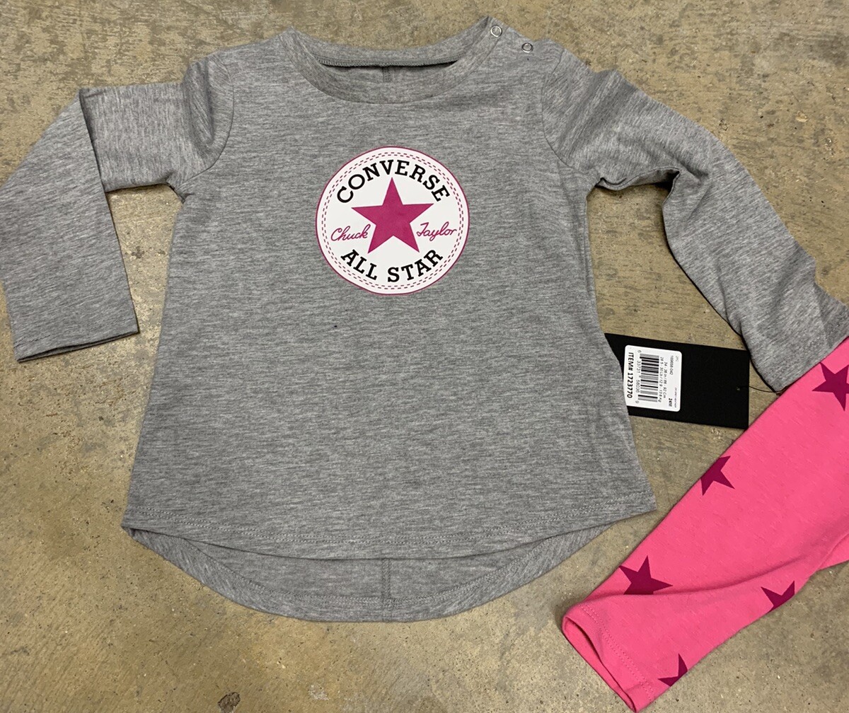 Converse All Star 2 Piece Set New With Tags Size 24 Months