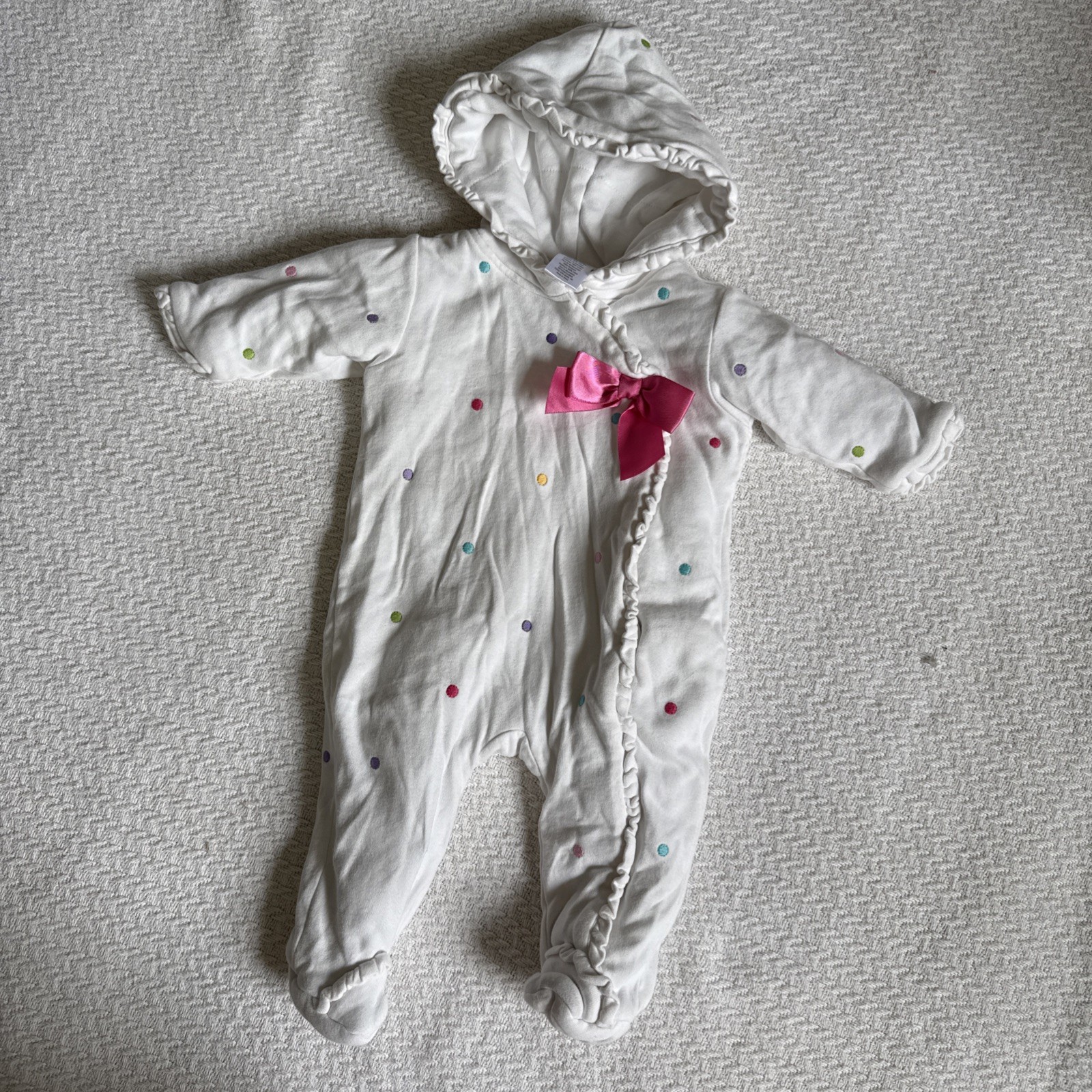 Baby Girl Clothes Gymboree 2012 Colorful Dots Winter Snowsuit