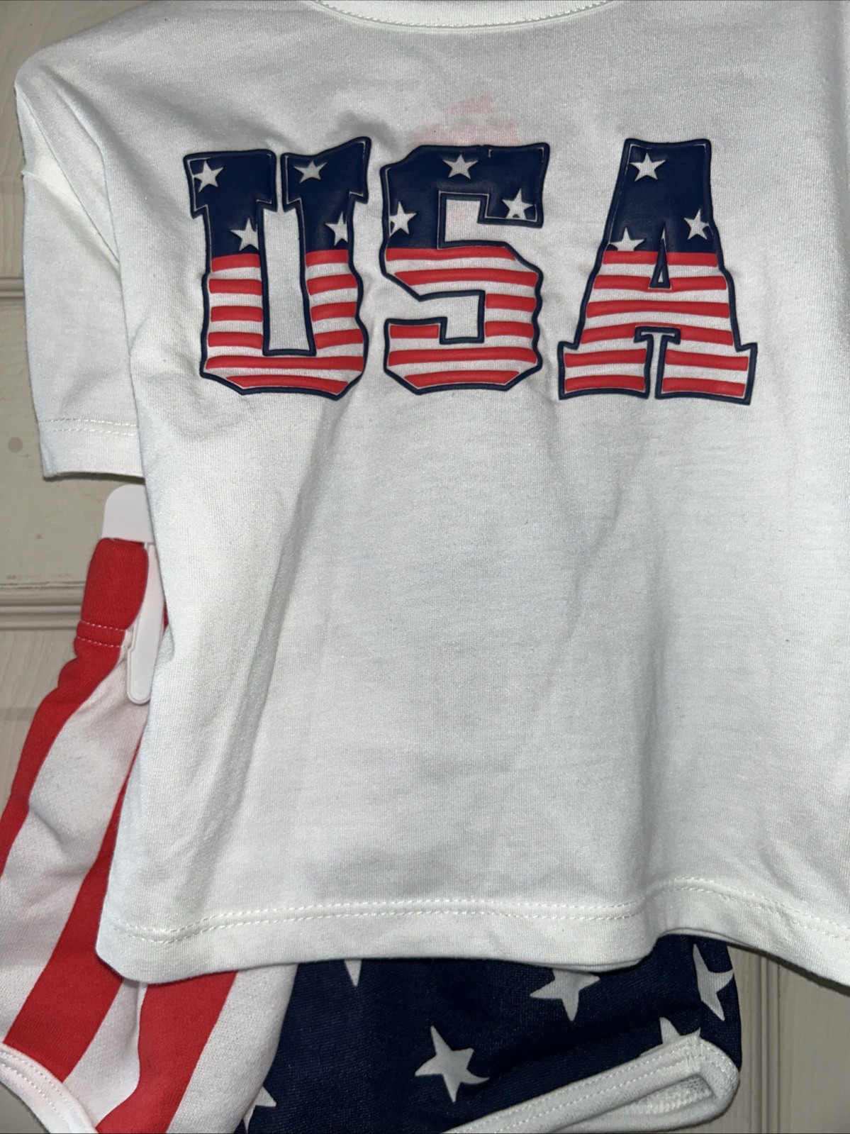 12months Girls Minnie USA Outfit
