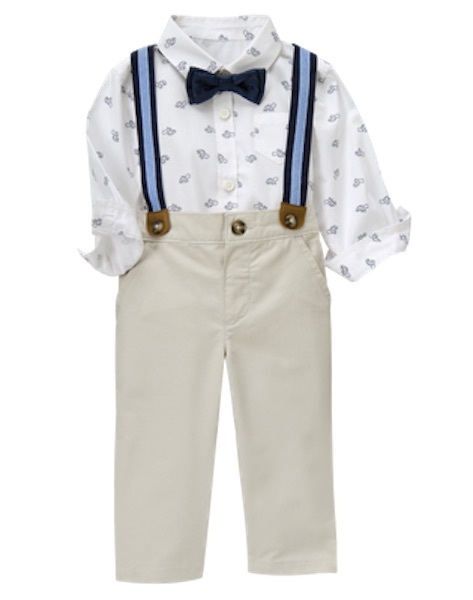 Gymboree Baby Boy Turtle Suspender Set Wedding Easter Size 3,6,12 Months NEW