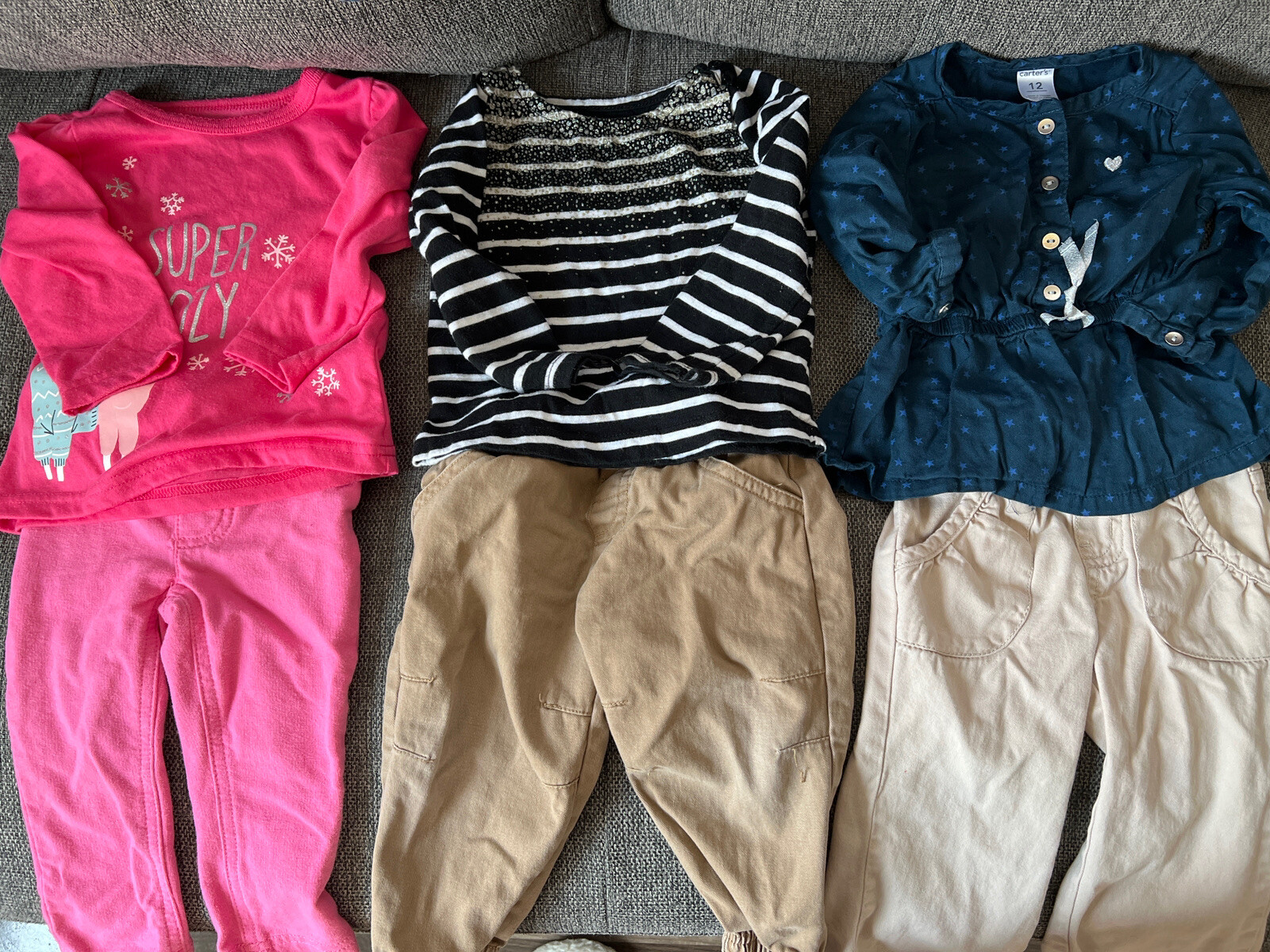 Various Brands Baby Clothes For 12 Months Pair/One Piece, Dress Lots! Pre-owned