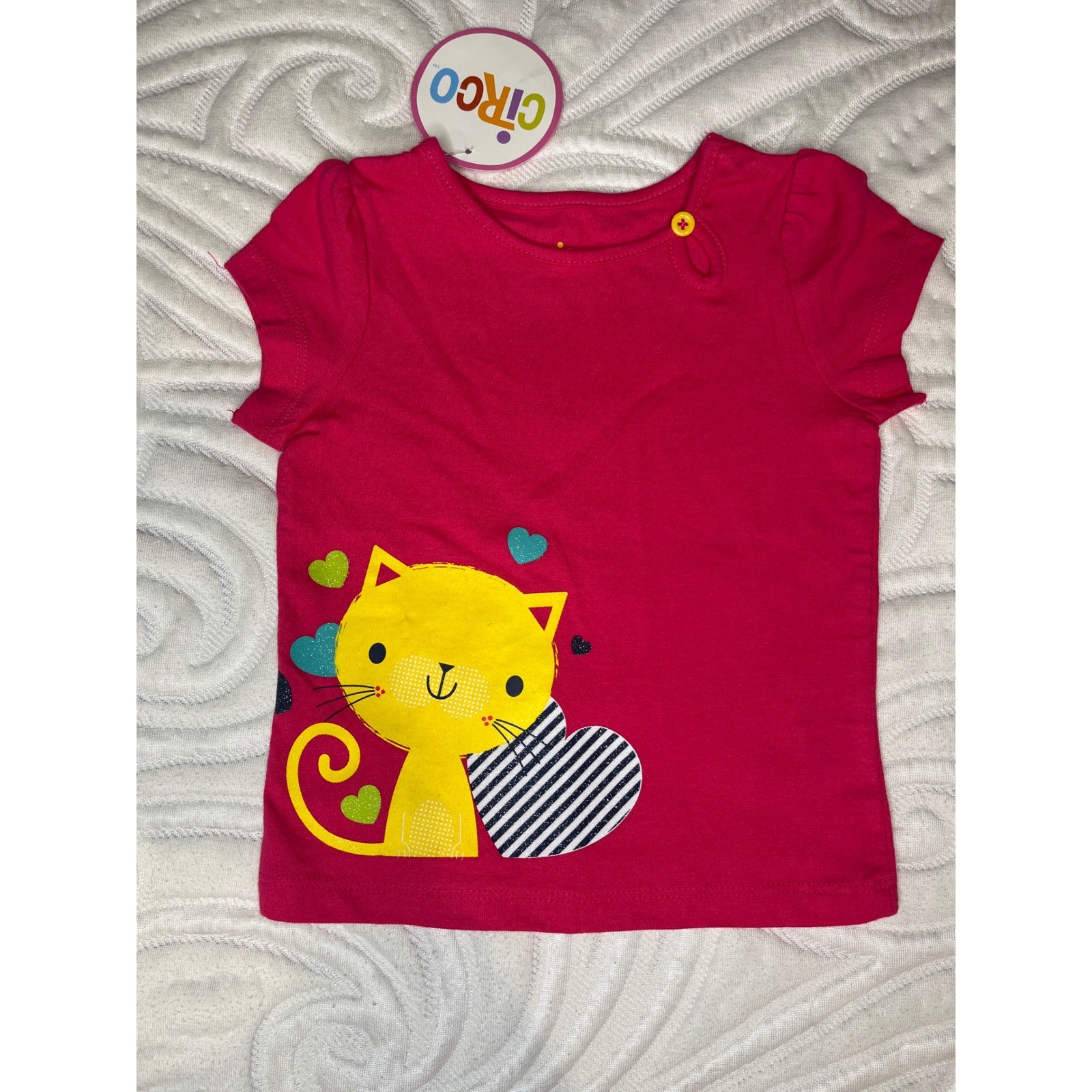 Toddler Girl 18M Kitty Cat Lot 4pc Hello Kitty Dress Circo Cat & Jack Carters