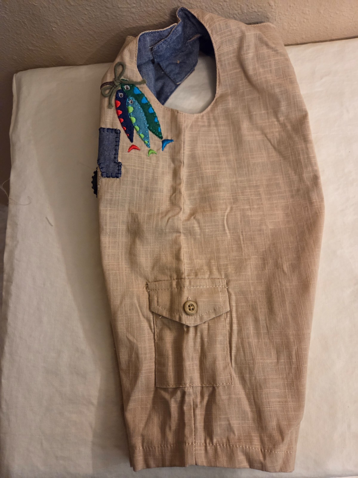 Size 12-18 Months Mud Pie Baby Boy Fish Truck Shortall