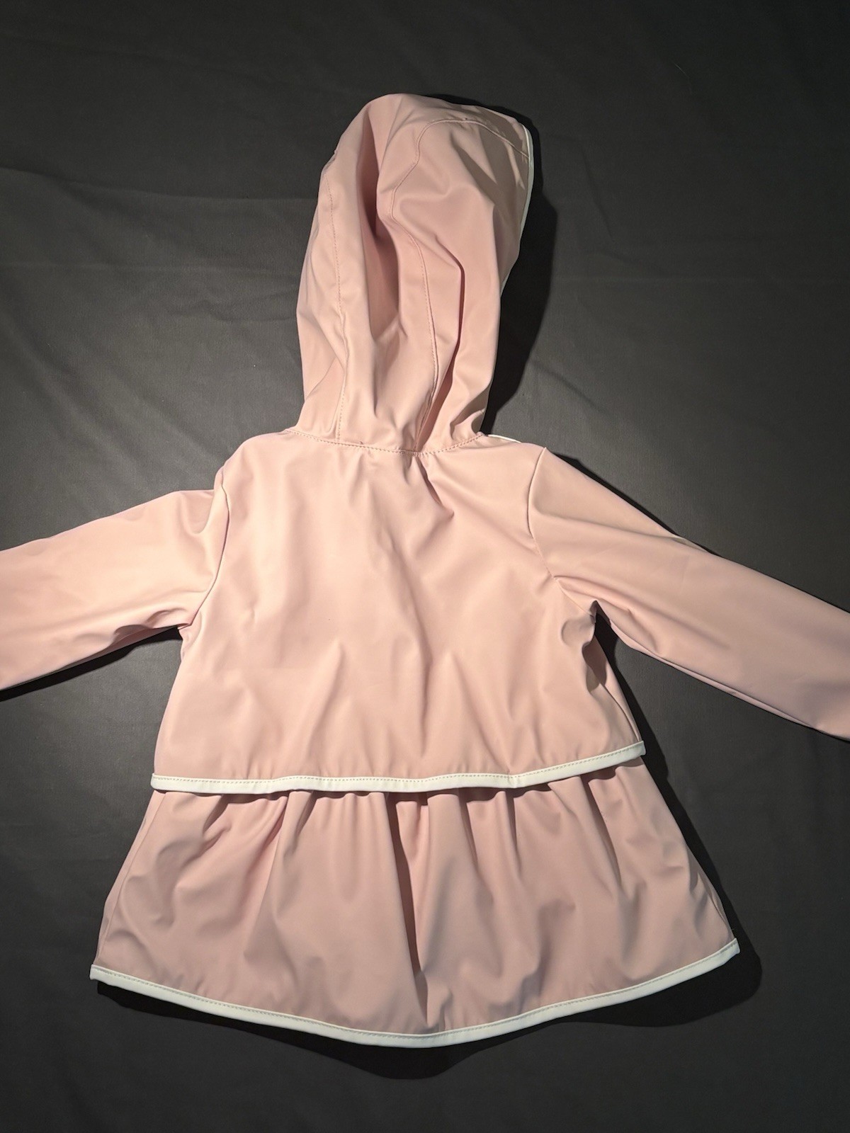 Cynthia Rowley Toddler Girl’s Pink RainCoat Rain Jacket Lined Windbreaker 24mo