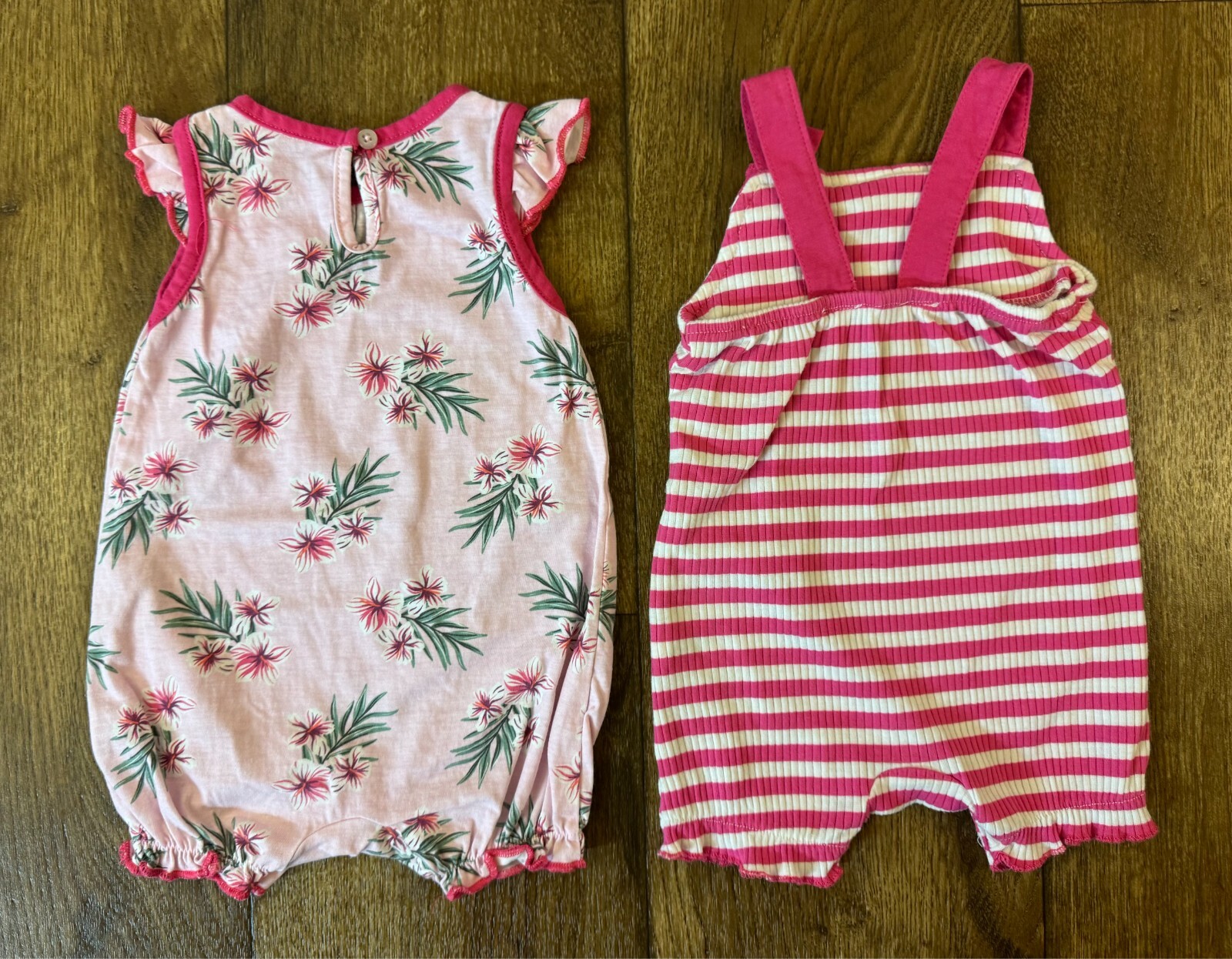 Chick Pea Baby Girl Clothes Lot 6/9 Months Rompers Shorts Summer Outfits Lot