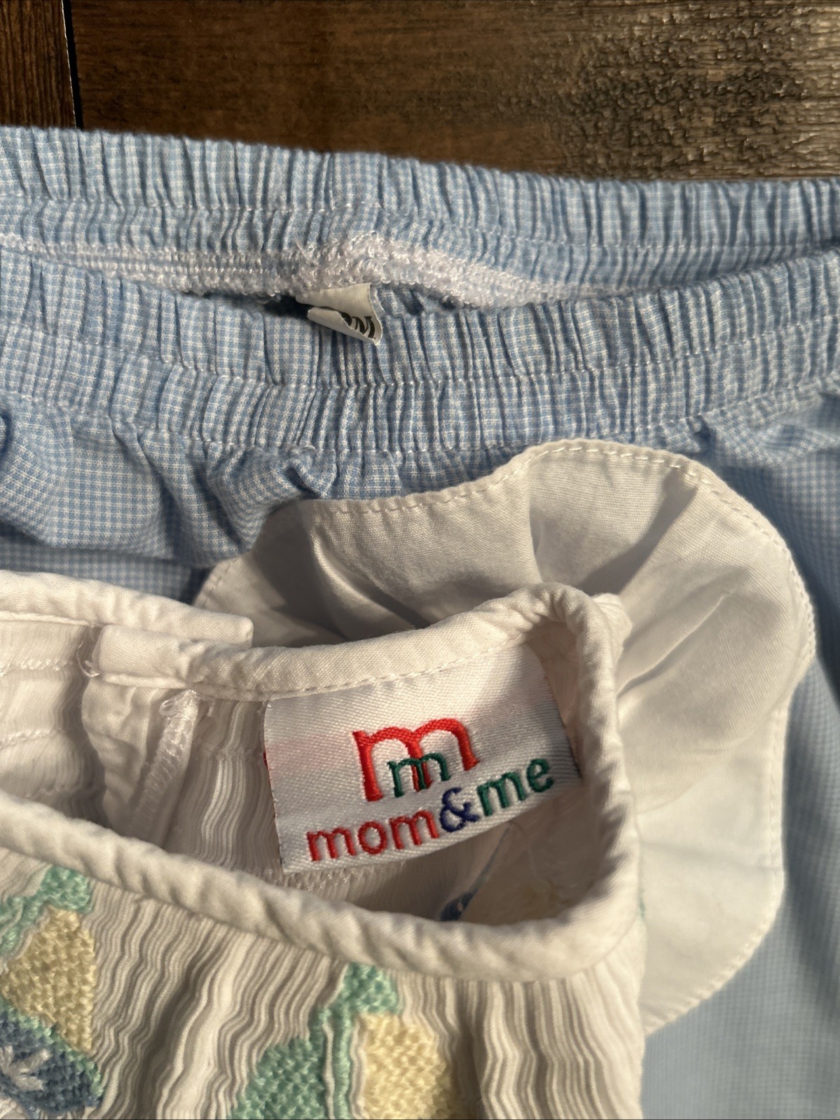 Mom & Me Smocked Sailboat Flutter Sleeve Outfit/Set 9 Months