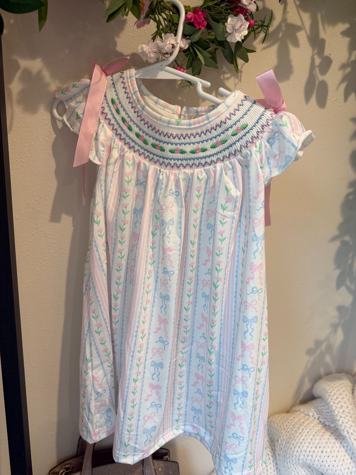Boutique smocked dress 2T