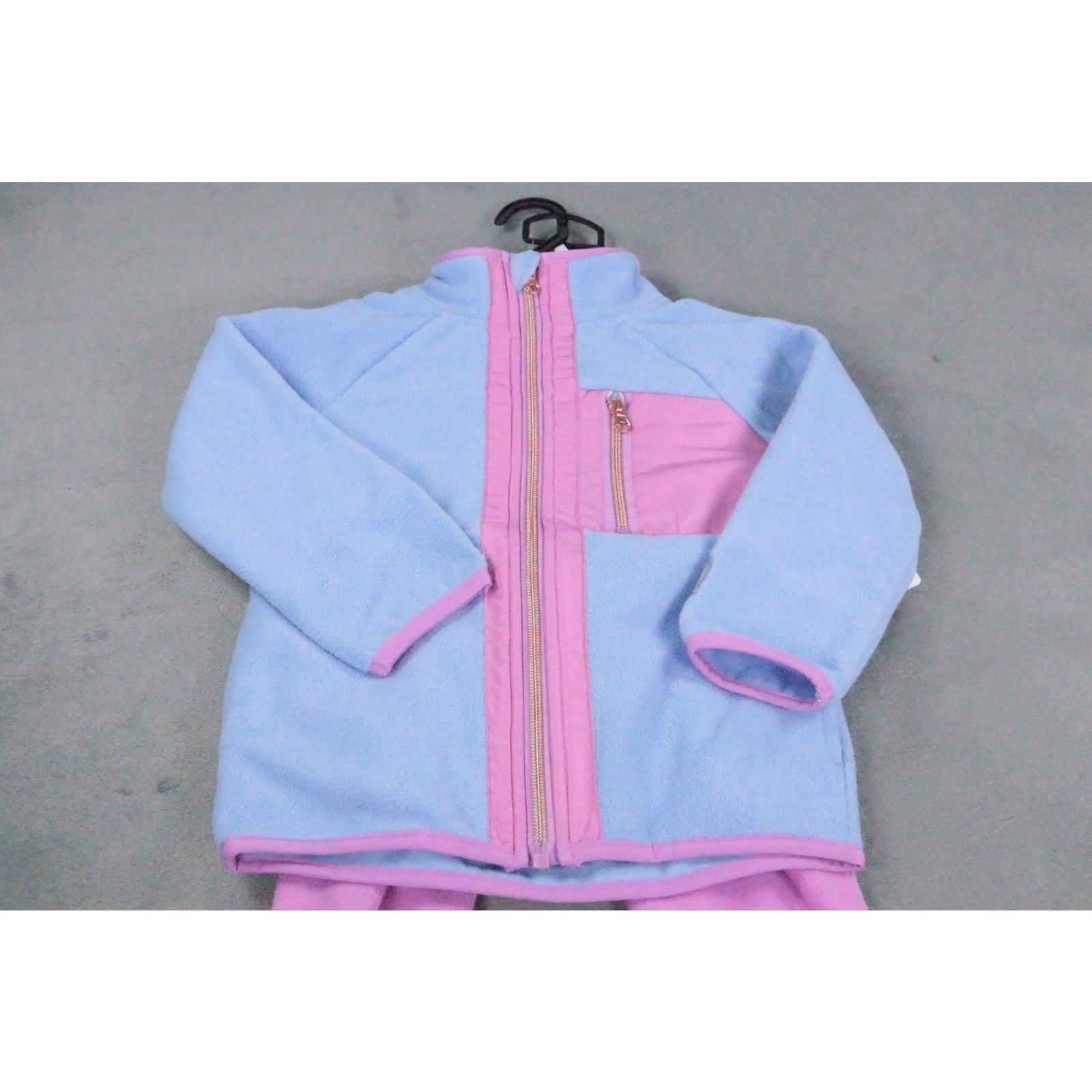 Body Glove Kids Fleece Set 2PC Jacket Pants Pink Blue Girls Size 4T NWT