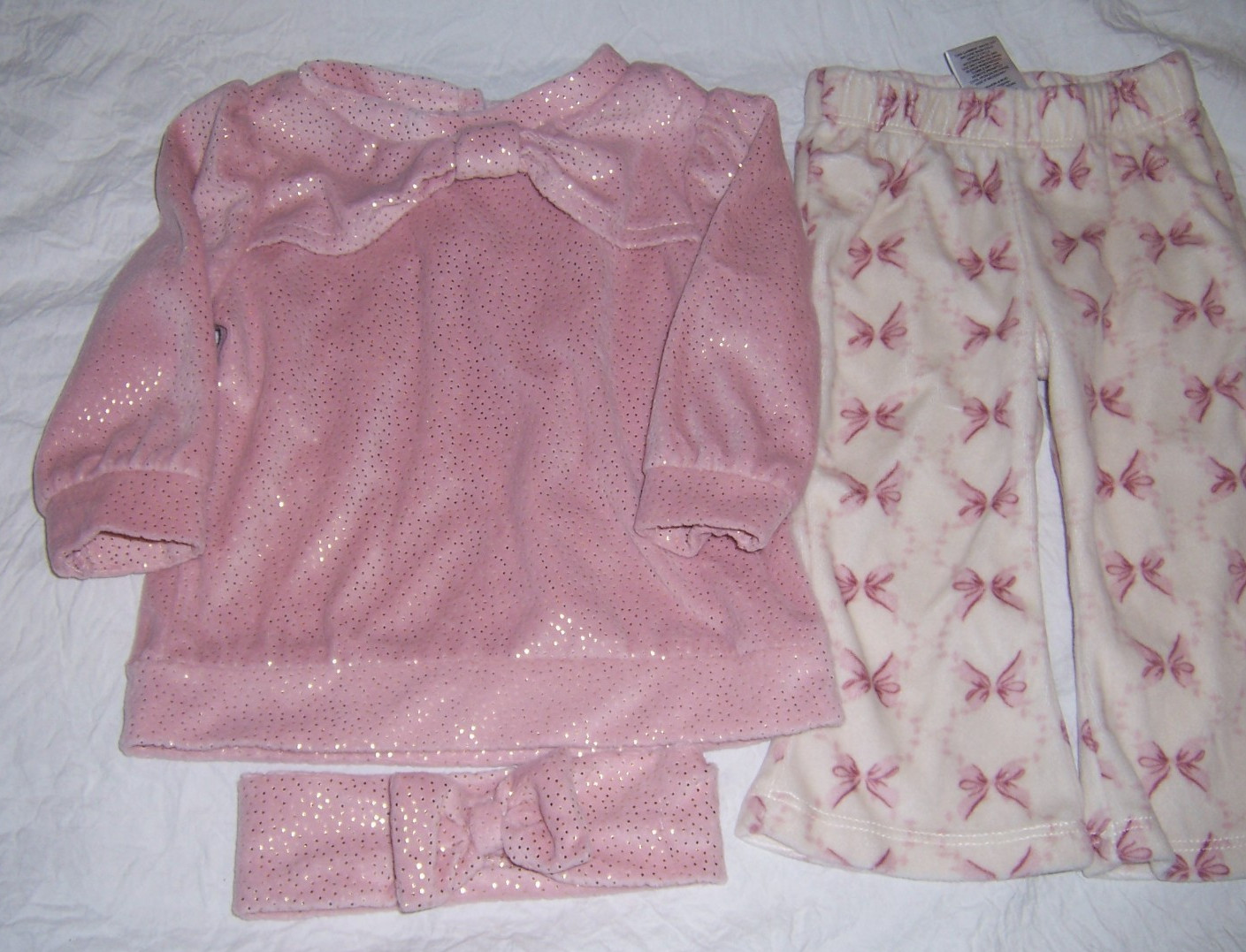 Lot of 9 Fall/Winter Baby Girl Clothes – 6- 9 mo – Wrangler, Nicole Miller