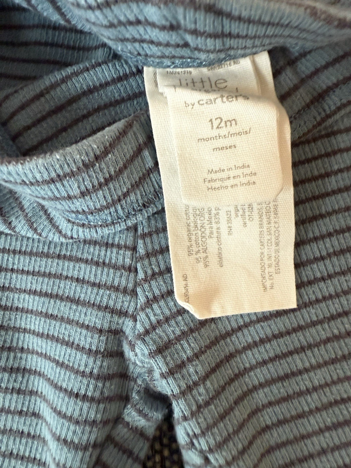 Little Planet Carters / H&M organic cotton pants and top size 12mo (5 pieces)