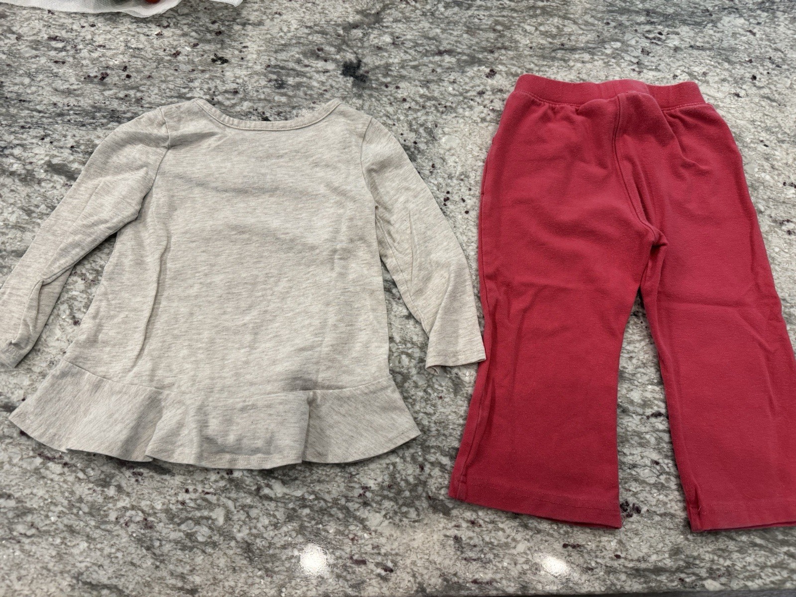 Disney/jumping Beans & Sonoma Toddler Girl 18 Months Cat Shirt With Pink Pants