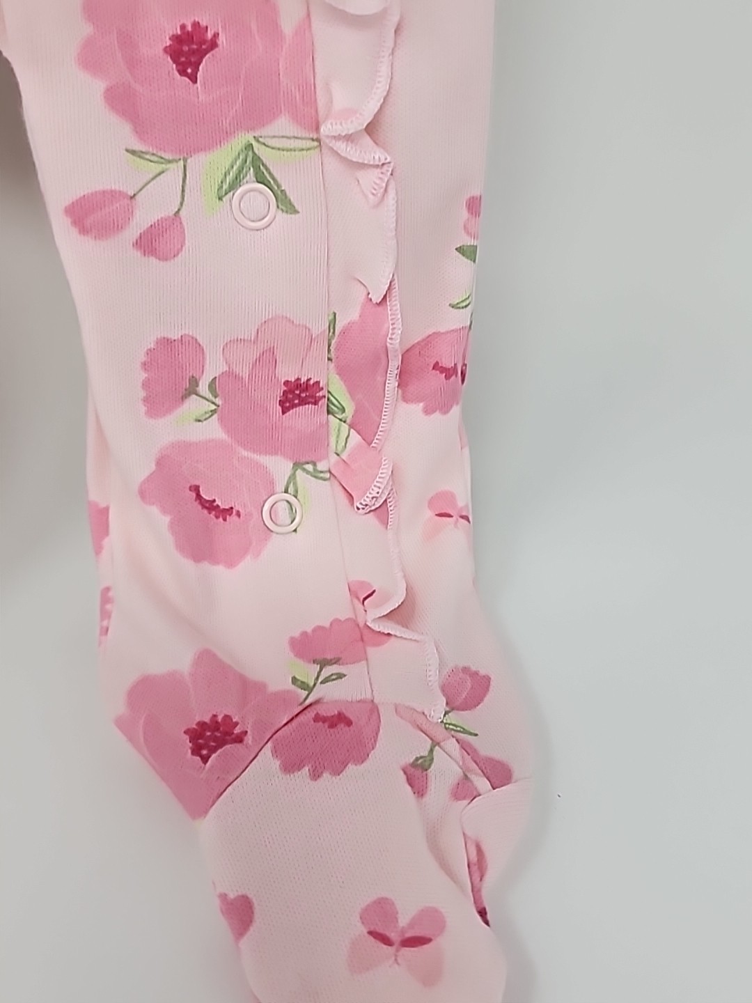 Little Chickadees Set SIZ 3-6M Baby Girls Pink Sleeper with Matching Bunny Lovey