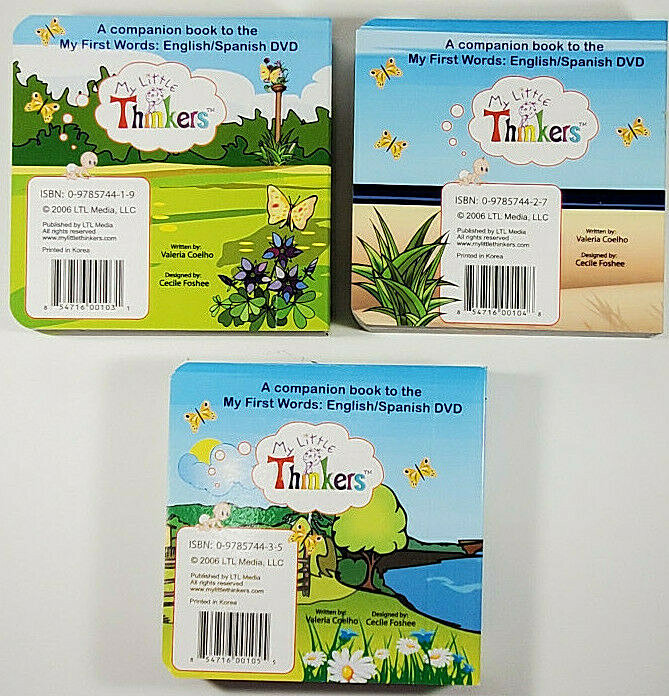 Bilingual Beginnings My Little Thinkers Learning Set 3 Board Books, DVD, Puppet