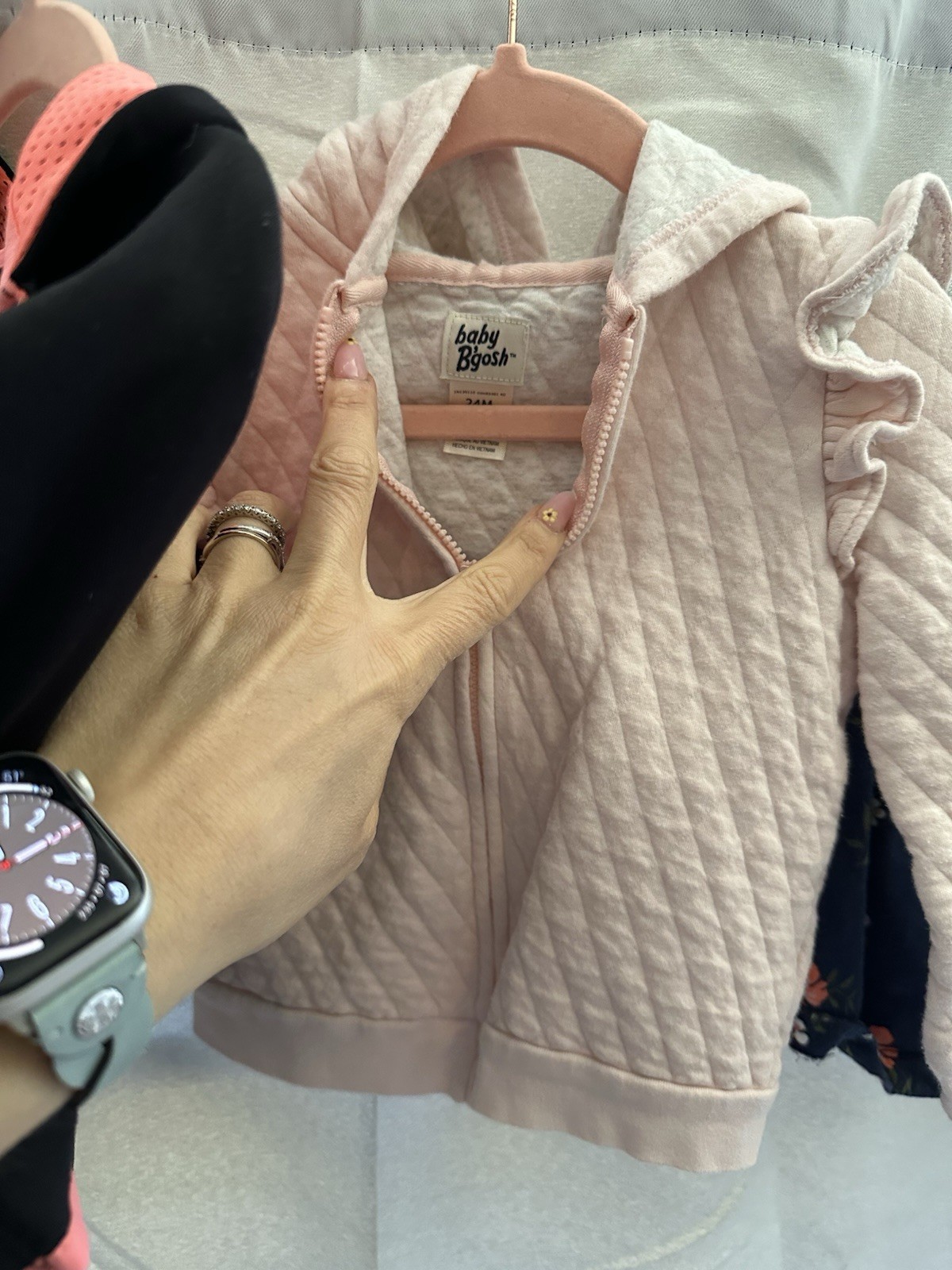 5 Piece Baby Girl Jackets/Sweaters Size 2T Mixed Brands