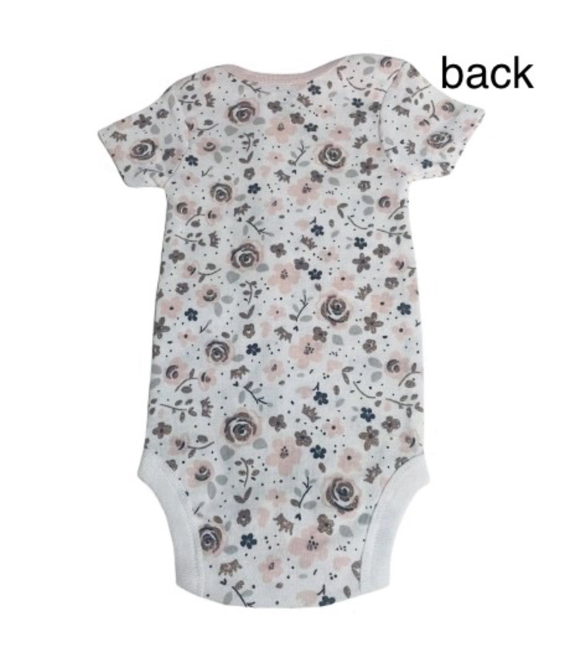 *GERBER ORGANICS 3pc Bodysuit, Cap, Mitts Pink Grey Shiner Baby Girl Size 0-3m