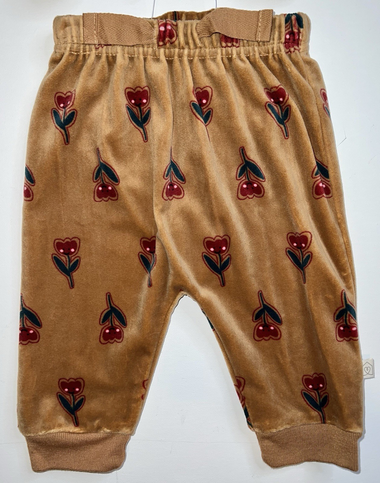 Snug Baby 3 pc Set L/S Top & Jogger Pants 3-6 Months Tulips Floral Print NWT