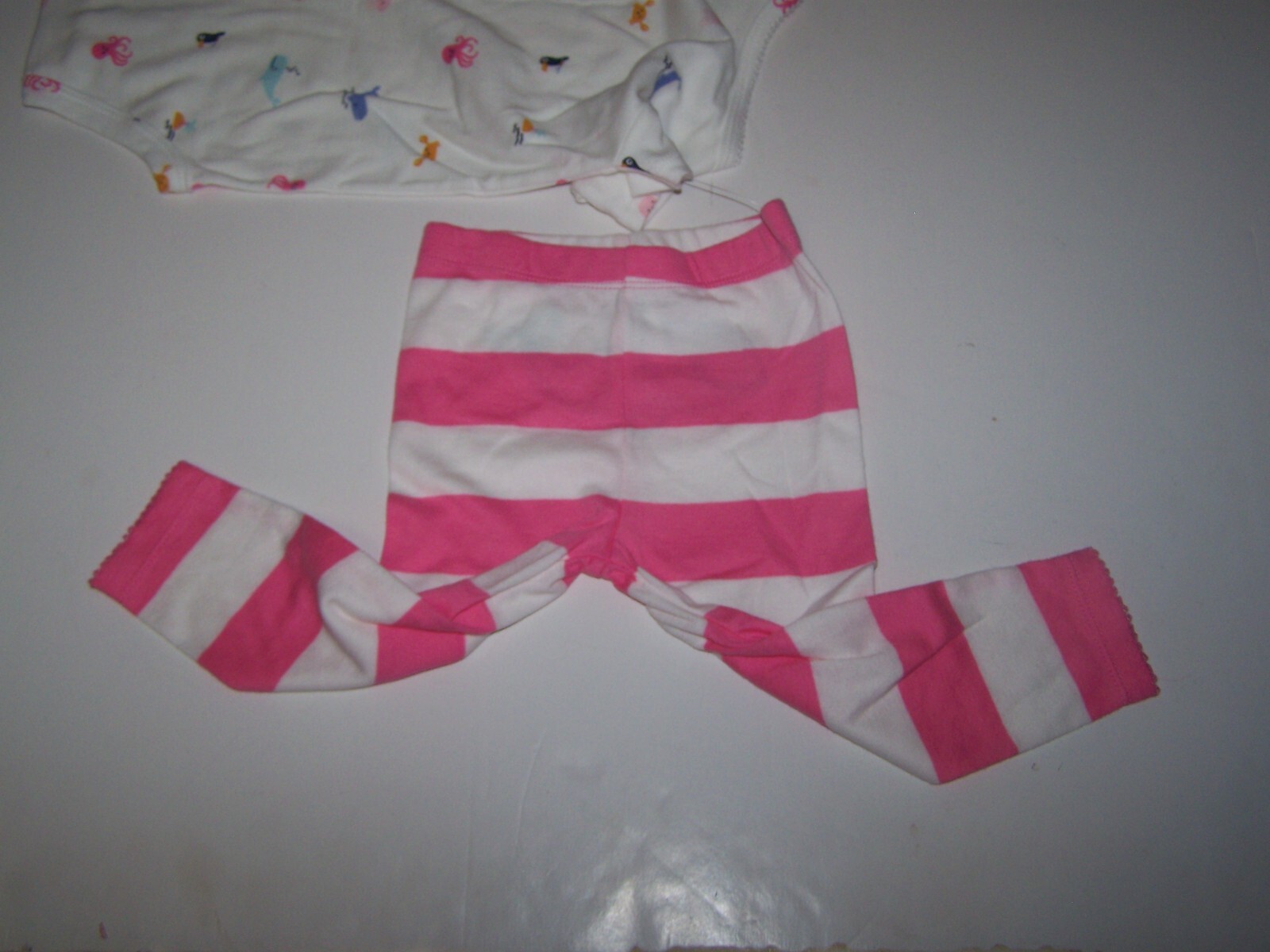 NWT Carter’s Girls 3 Piece Set Size 12M Whale Theme Multicolor