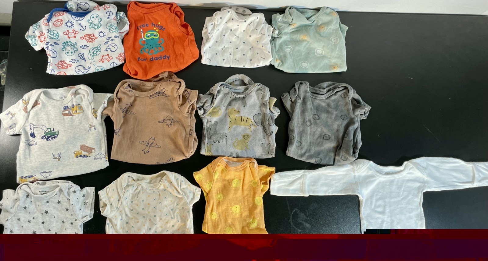 Huge Baby Clothes Lot (Newborn-12 Months)- 65 + Pieces – Name Brands Included